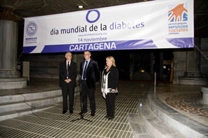 La Asamblea Regional de Murcia se ilumina en azul con motivo del Día Mundial de la Diabetes