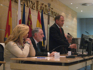 Una delegación de diputados regionales visita la polaca región de Lodz