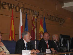 El presidente de la Asamblea Regional, en el parlamento de la región polaca de Lodz