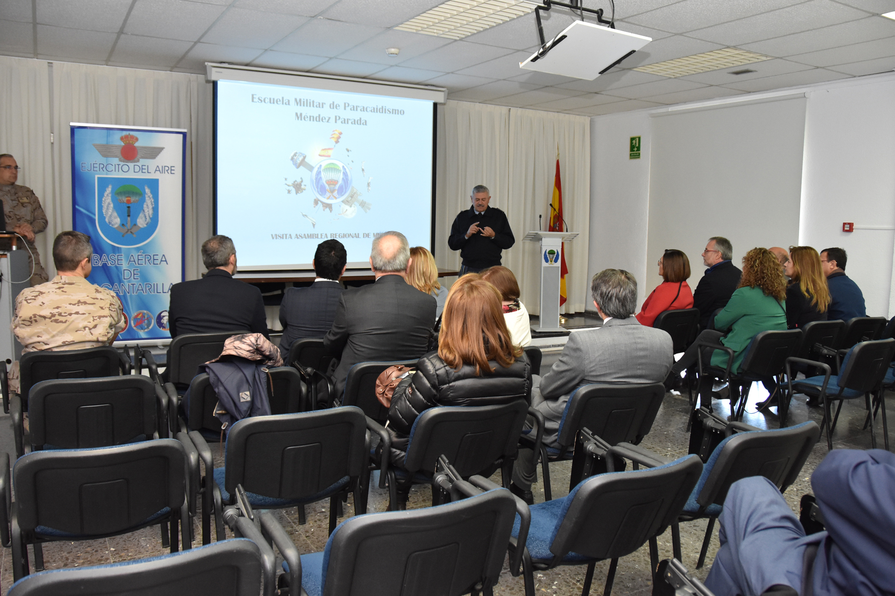 Visita a la Base Aérea de Alcantarilla
