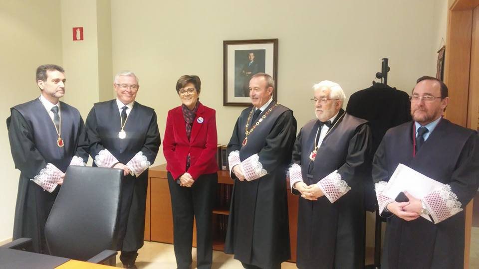 La presidenta de la Asamblea Regional, Rosa Peñalver, y los portavoces de los Grupos Parlamentarios en el Consejo Jurídico