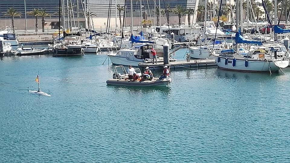 El submarino Peral vuelve a sumergirse