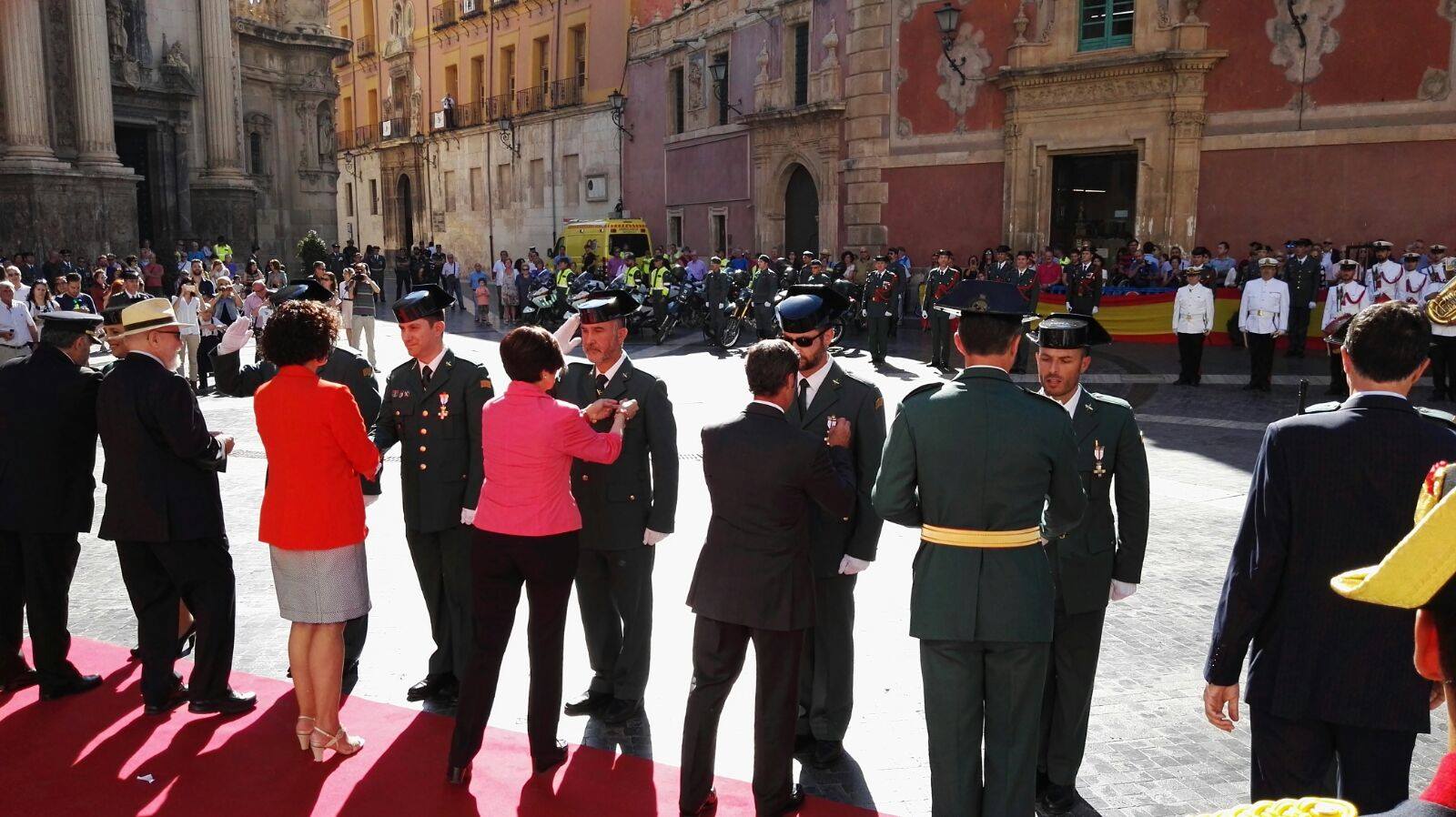 La presidenta y diputados regionales participan en los actos en honor a la Patrona de la Guardia Civil
