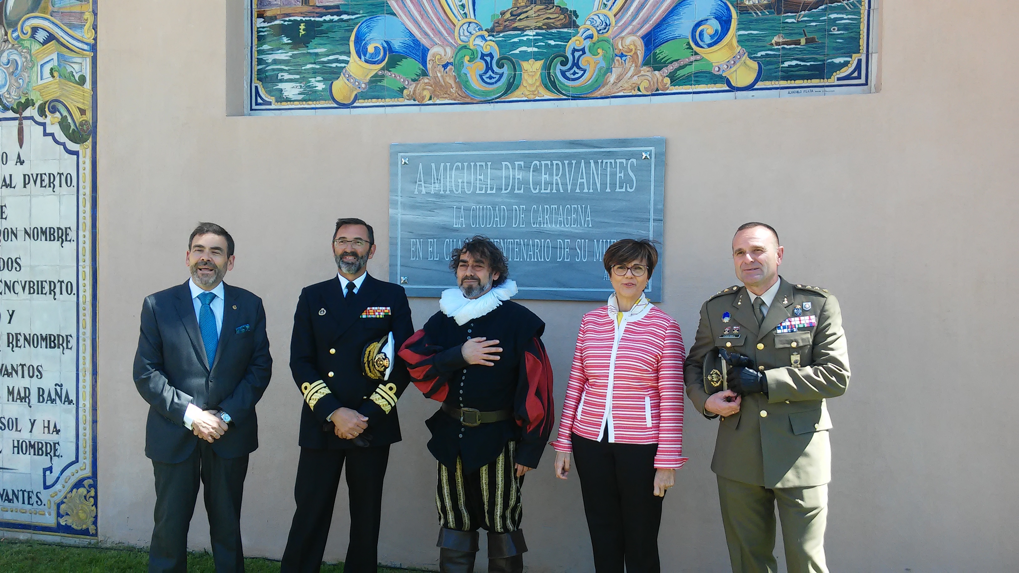 La presidenta de la Asamblea Regional, en el acto homenaje por el IV Centenario de la muerte de Cervantes