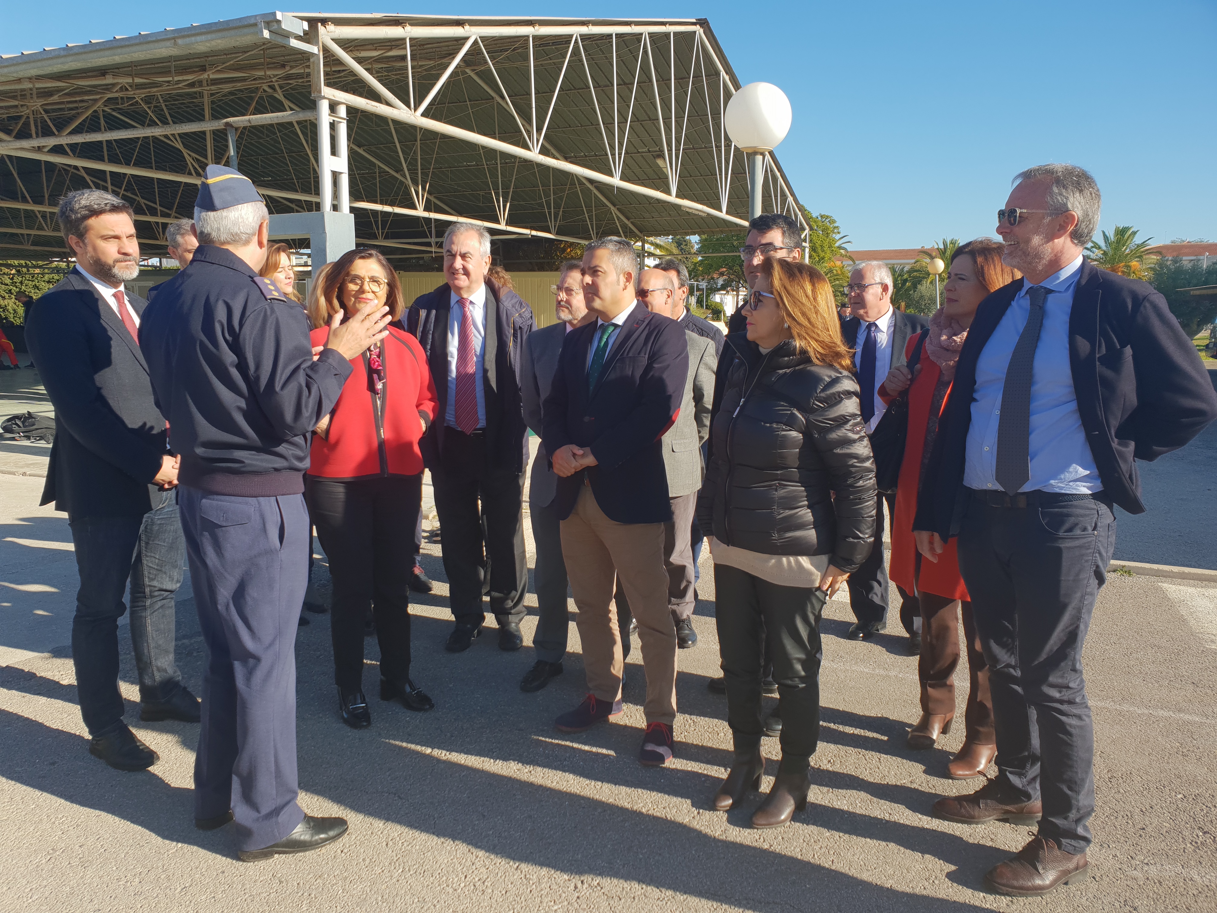 Visita a la Base Aérea de Alcantarilla