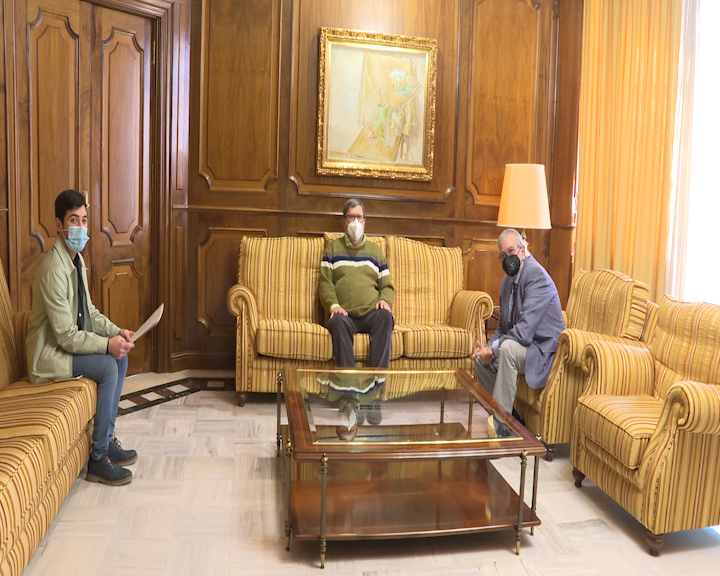 Reunión de Alberto Castillo con Joaquín Sánchez y Moisés Navarro