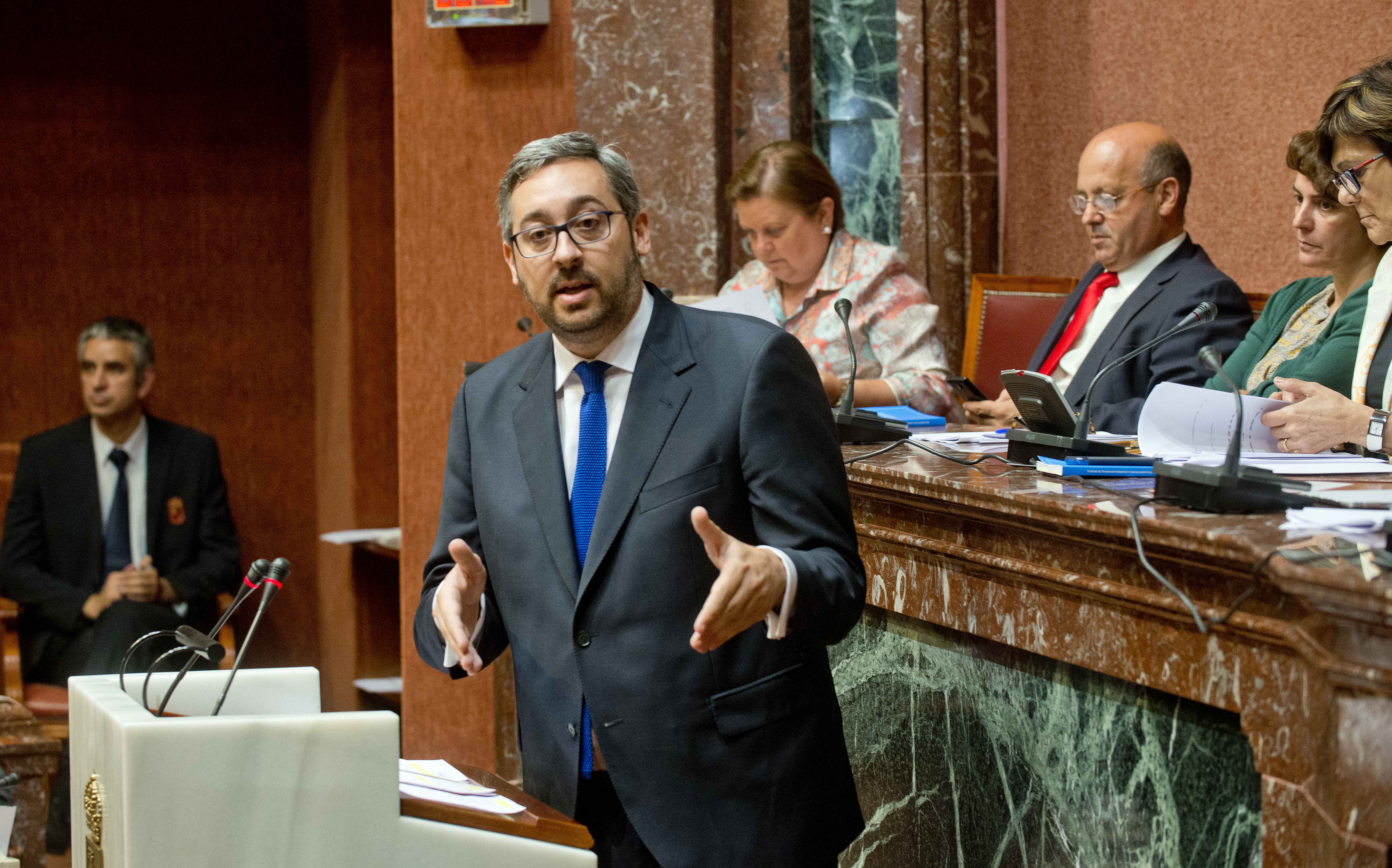 Victor Martínez, portavoz del Grupo Parlamentario Popular en su intervención en el Debate de Investidura de la IX Legislatura