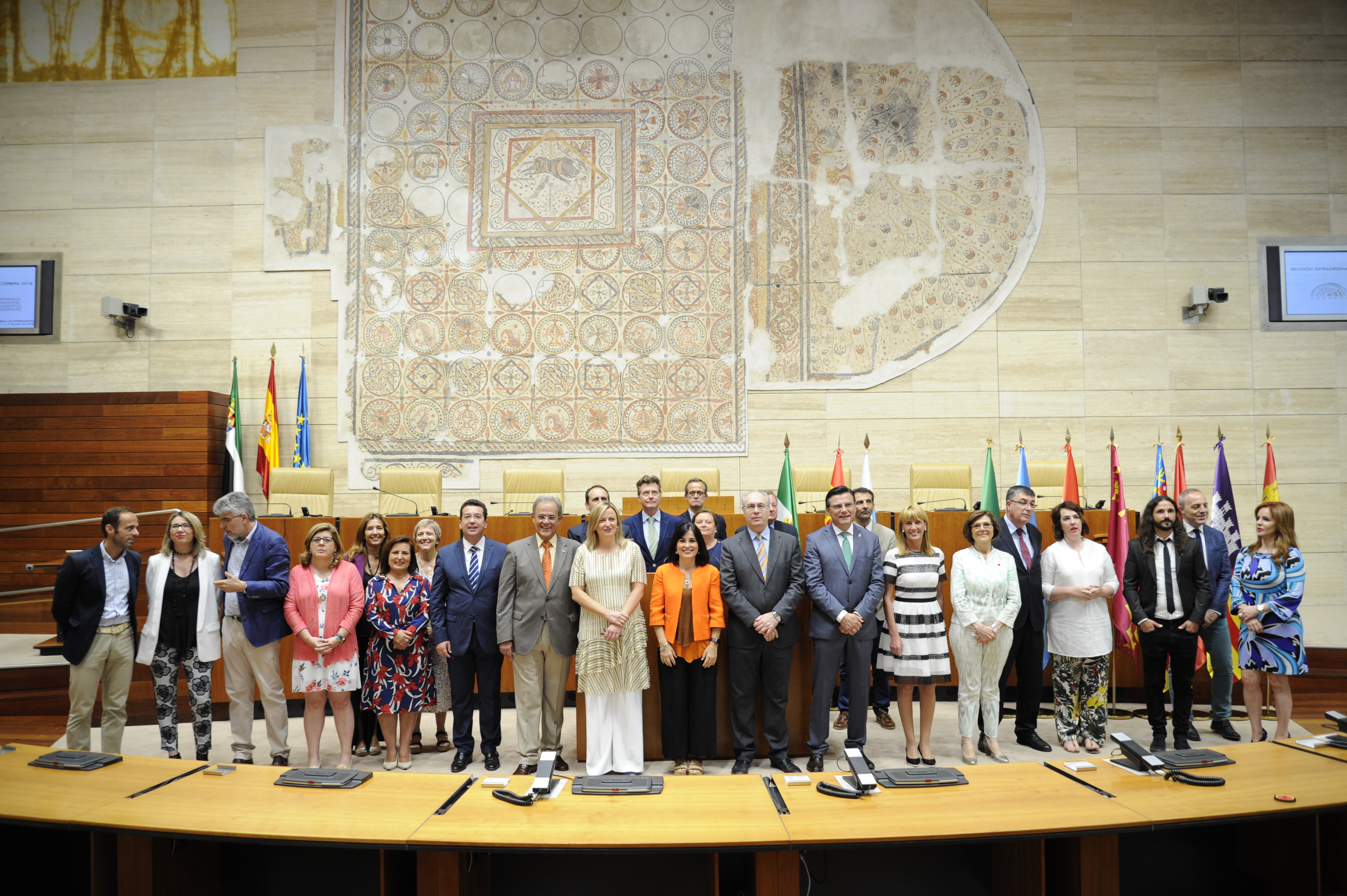Reunión extraordinaria de la Conferencia de Presidentes y Presidentas de Parlamentos Autonómicos en la Asamblea de Extremadura