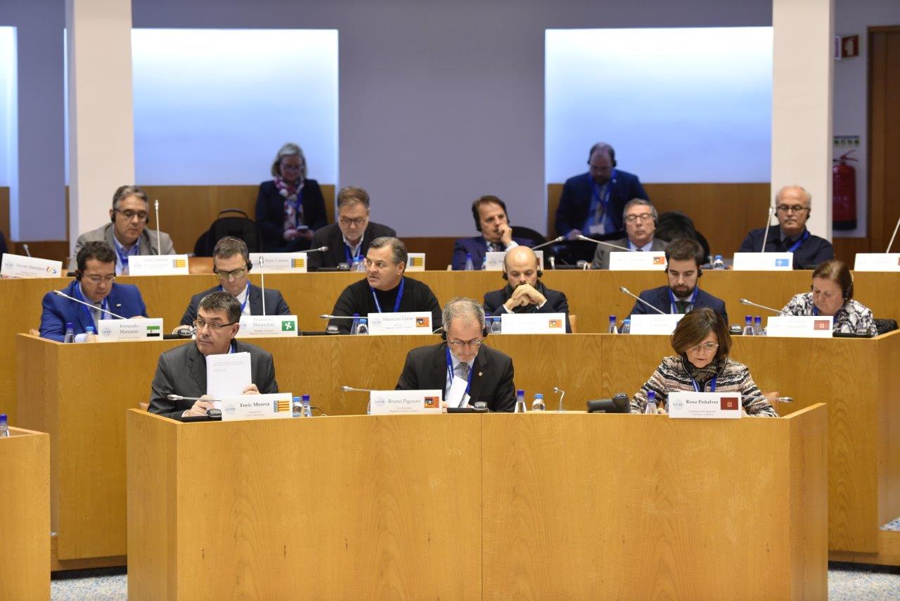 La presidenta de la Asamblea Regional, Rosa Peñalver, interviene en la Conferencia de las Azores