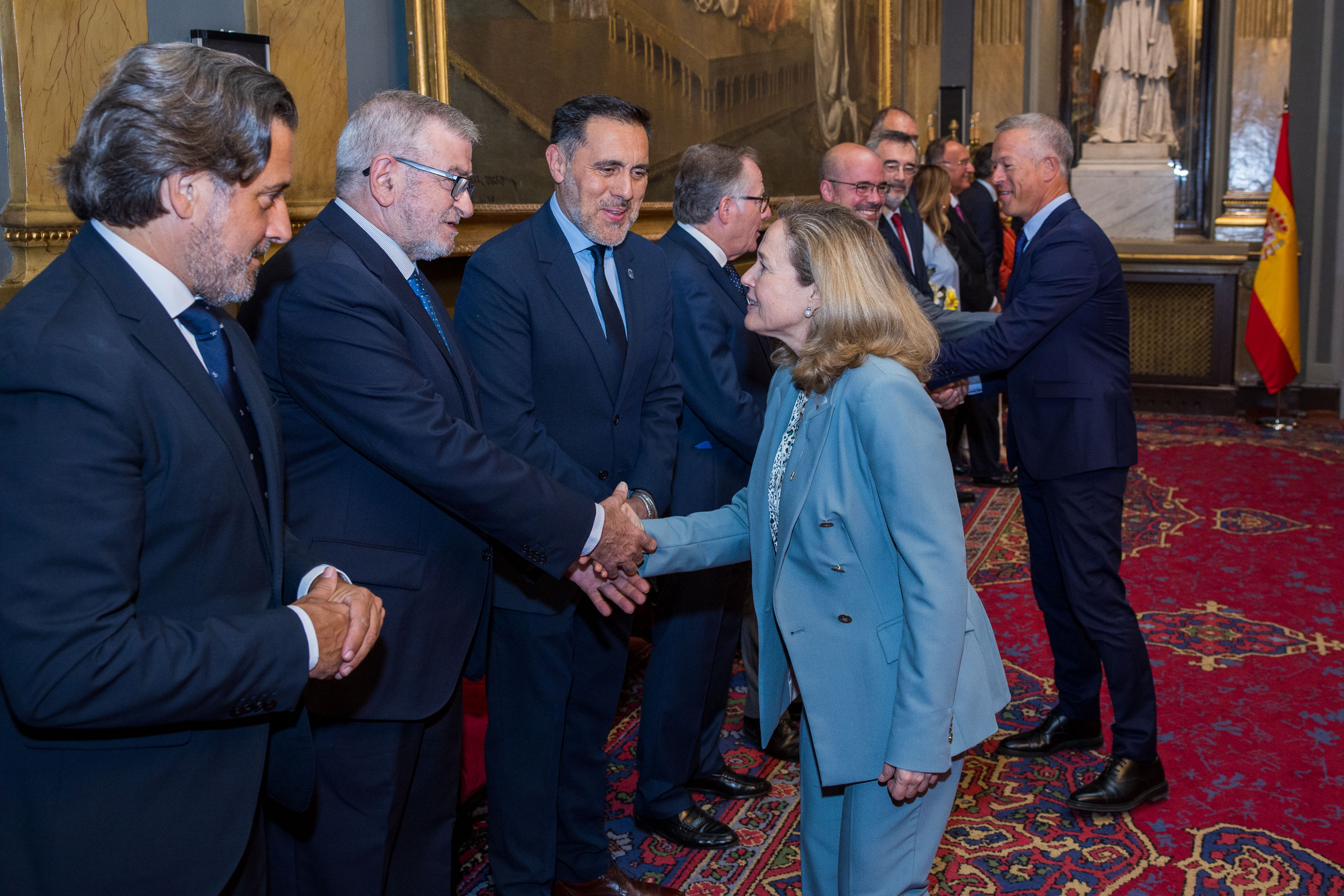 El presidente de la Asamblea Regional asiste al acto del Senado con motivo del Día de Europa