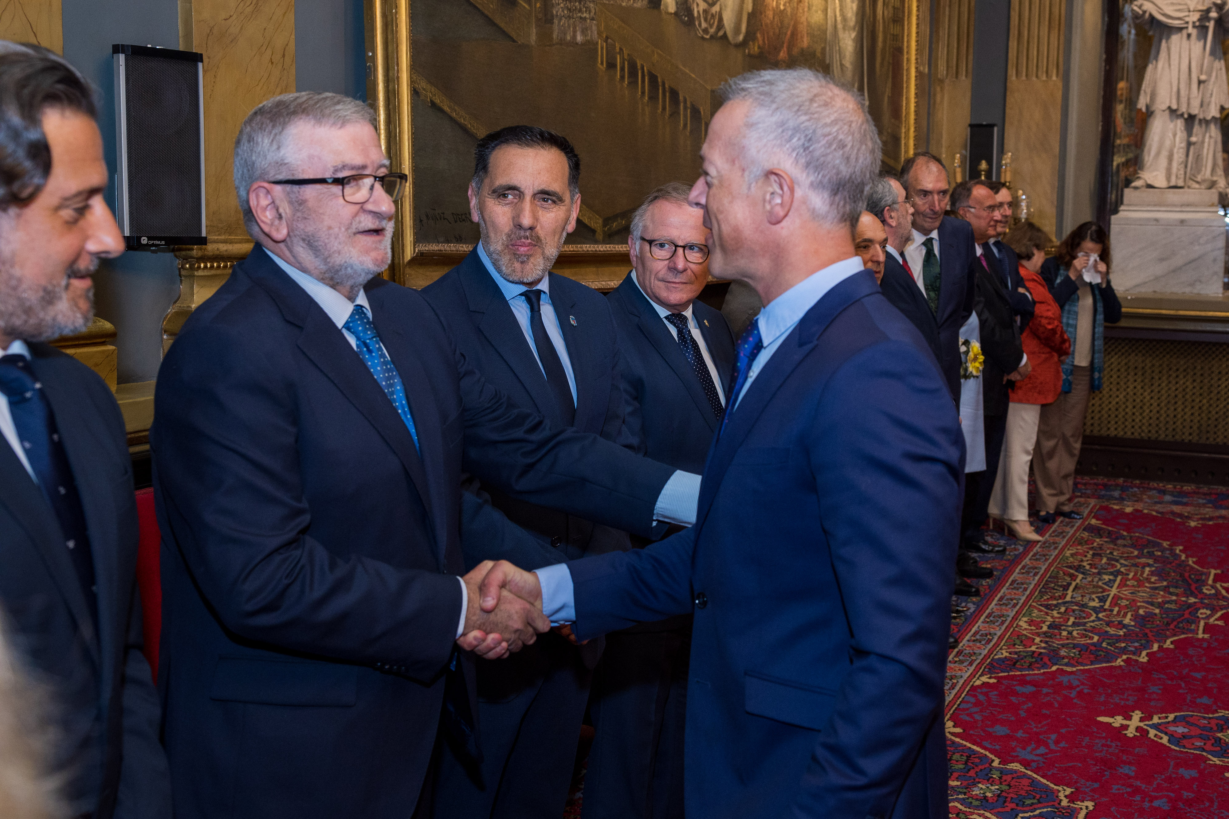 El presidente de la Asamblea Regional asiste al acto del Senado con motivo del Día de Europa