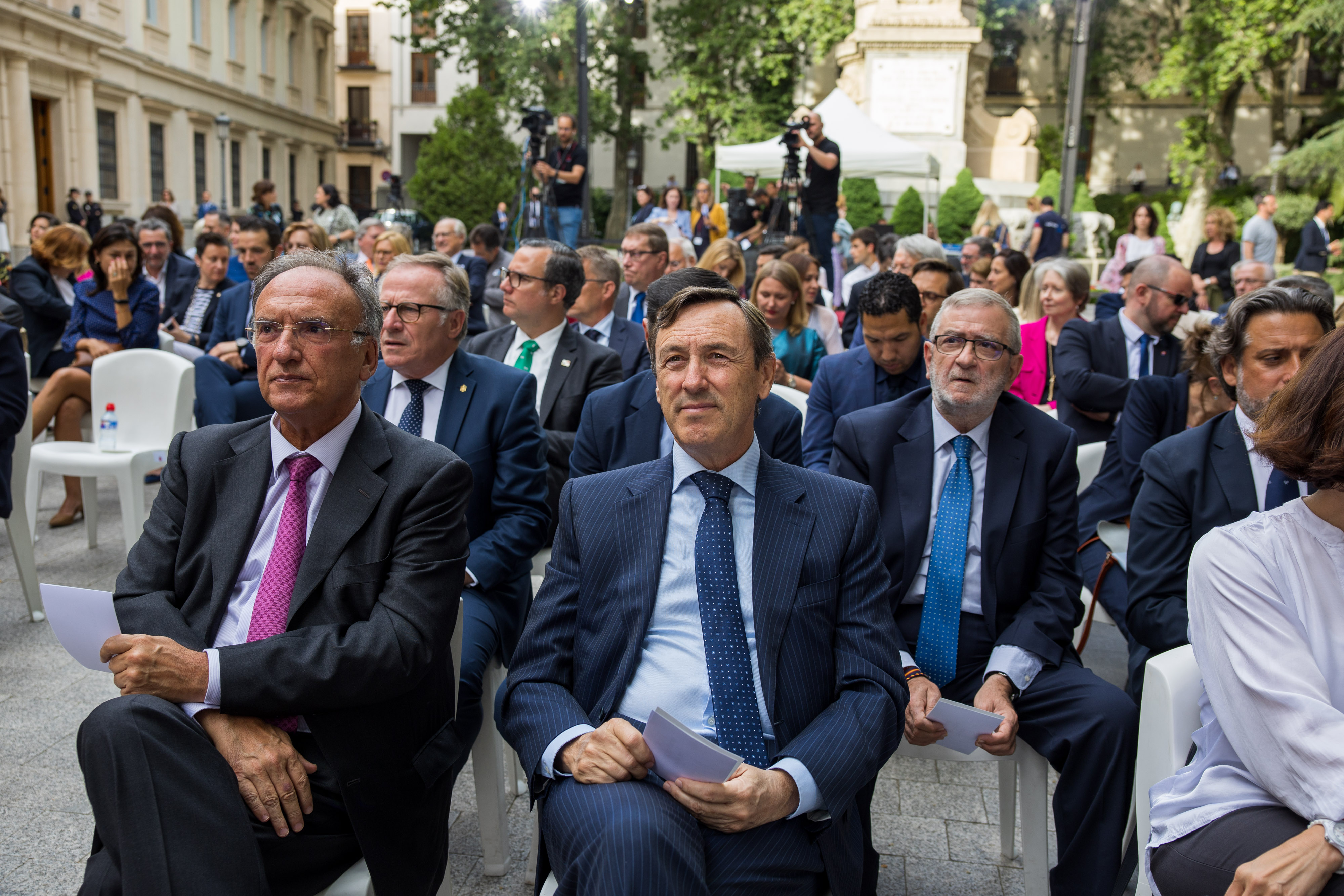 El presidente de la Asamblea Regional asiste al acto del Senado con motivo del Día de Europa