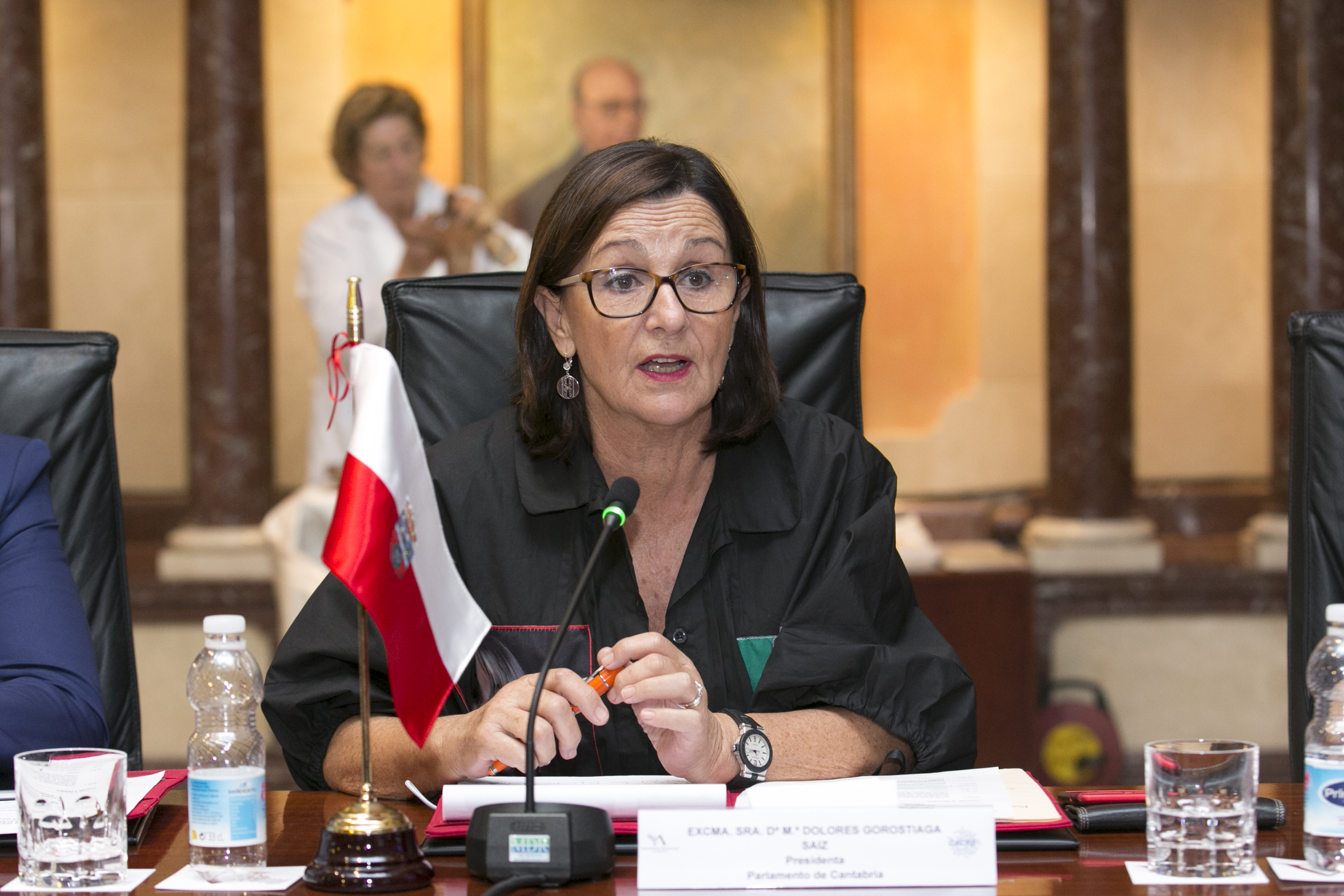 Dolores Gorostiaga, presidenta del Parlamento de Cantabria