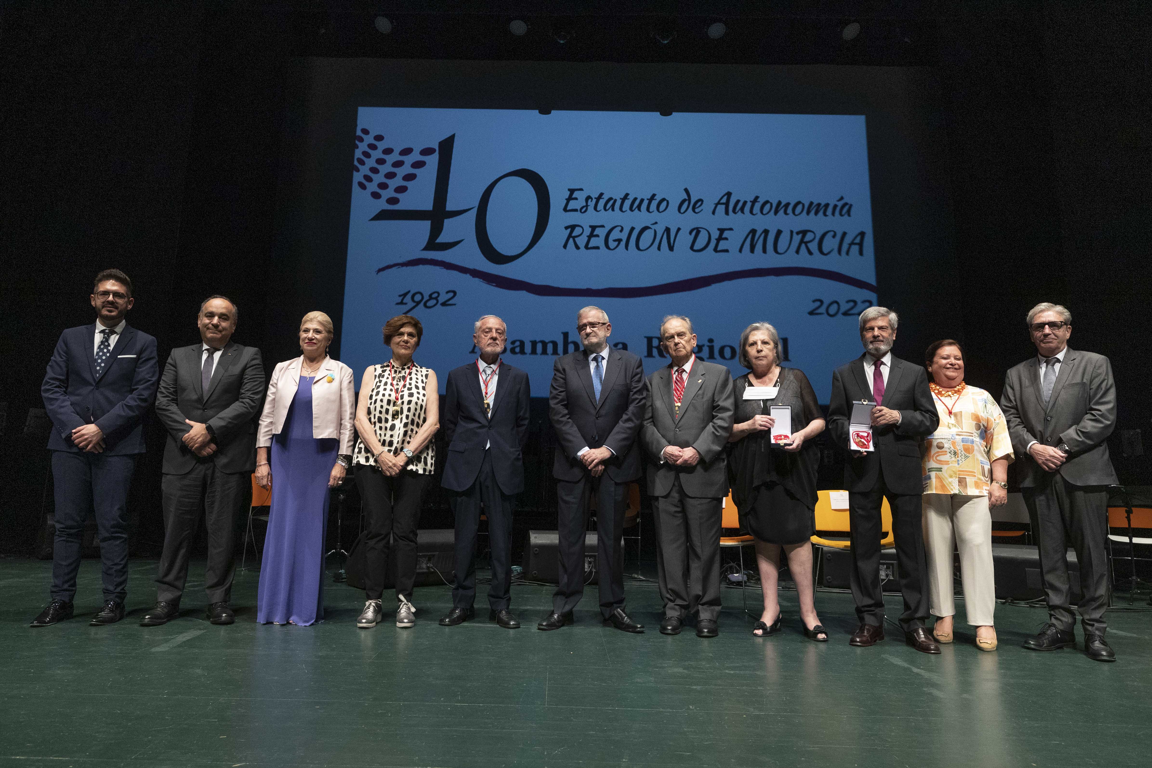 Acto del 40 aniversario del Estatuto de Autonomía de la Región de Murcia