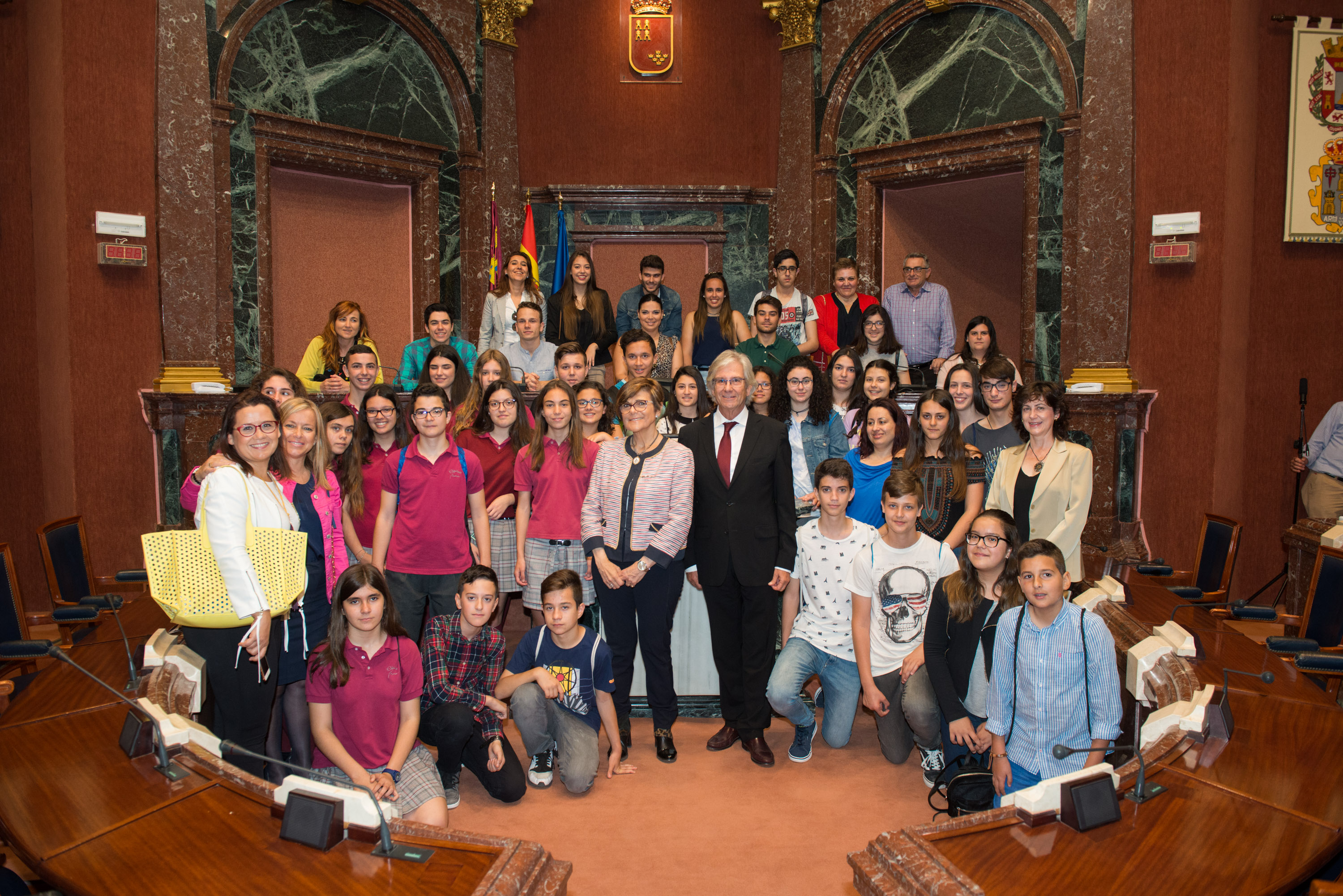 'Educando en Justicia' ha visitado hoy la Asamblea Regional de Murcia