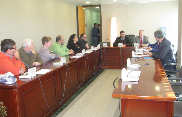 Comité de Empresa de Radiotelevisión de la Región de Murcia reunidos con los Grupos Parlamentarios