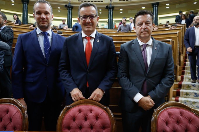 Joaquín Segado, Diego Conesa y Juan José Molina han defendido hoy en el Congreso la eliminación de los aforamientos