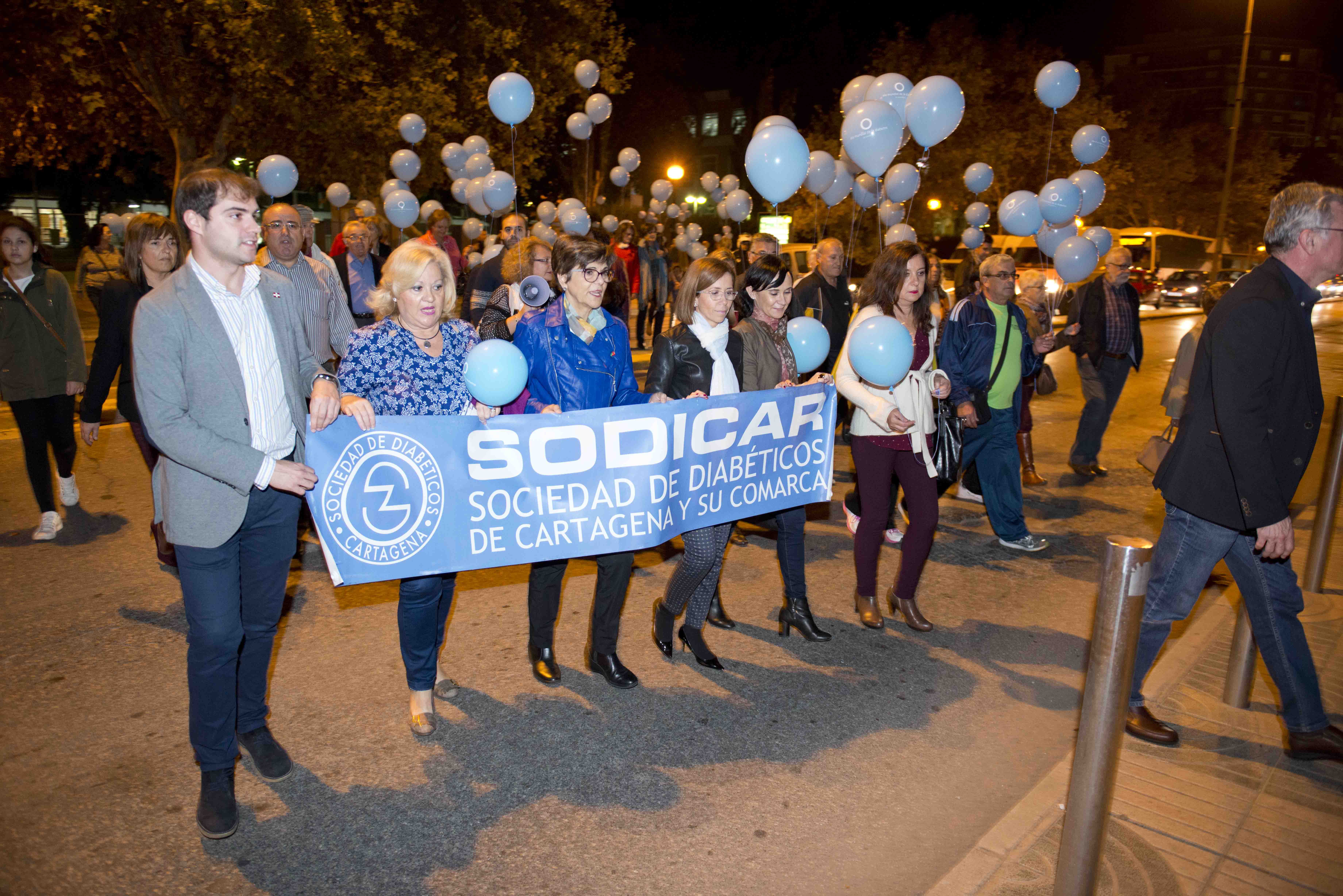 La cabecera de la Marcha Unidos por la Diabetes llega a la Asamblea