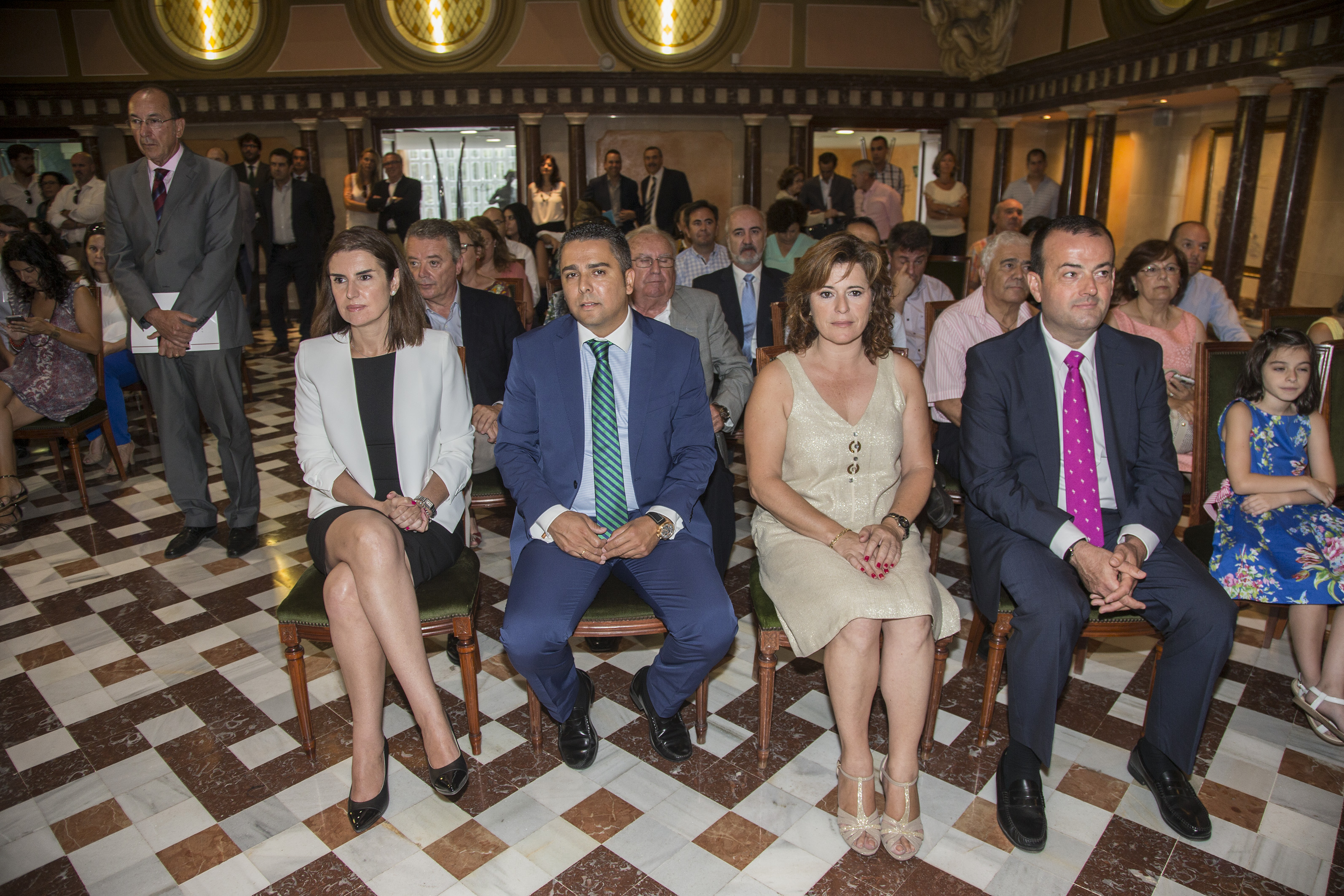 Los diputados del Grupo Parlamentario Popular en su toma de posesión.