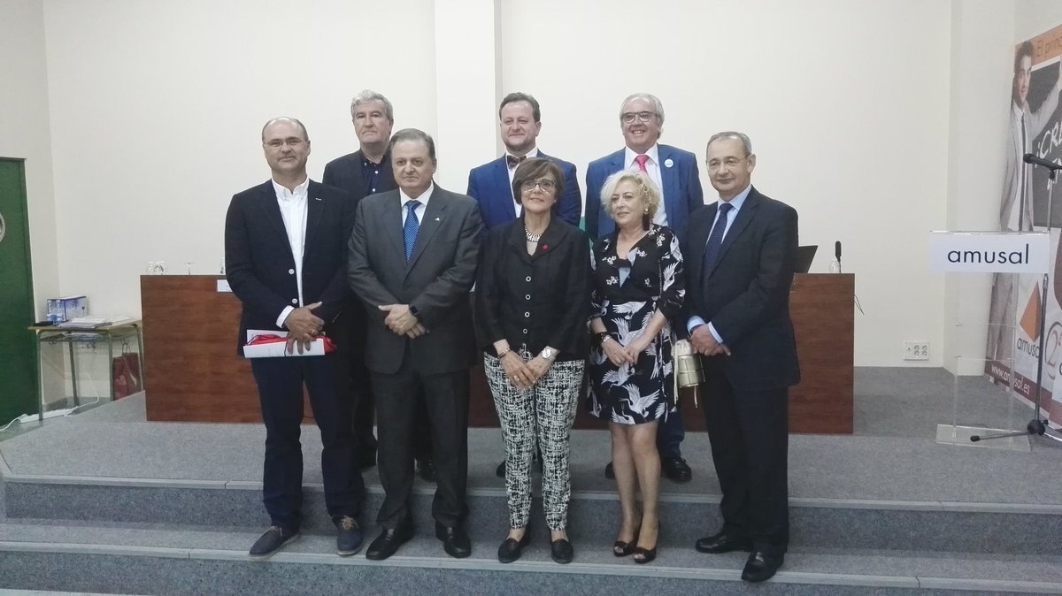 La presidenta de la Cámara, Rosa Peñalver, clausura la XXX Asamblea General de Amusal