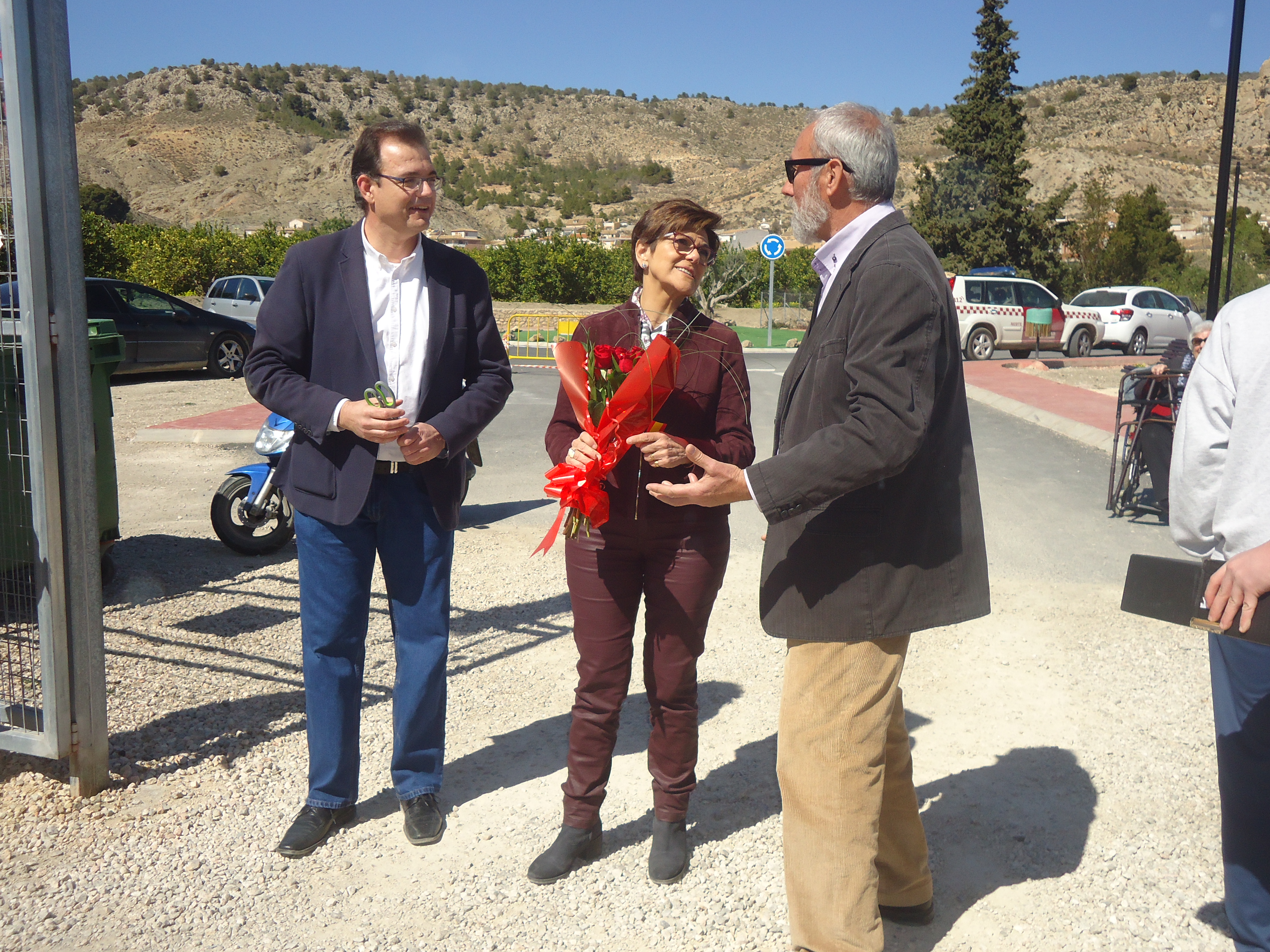 La Presidenta de la Asamblea Regional ha inaugurado el área de autocaravanas de Ricote