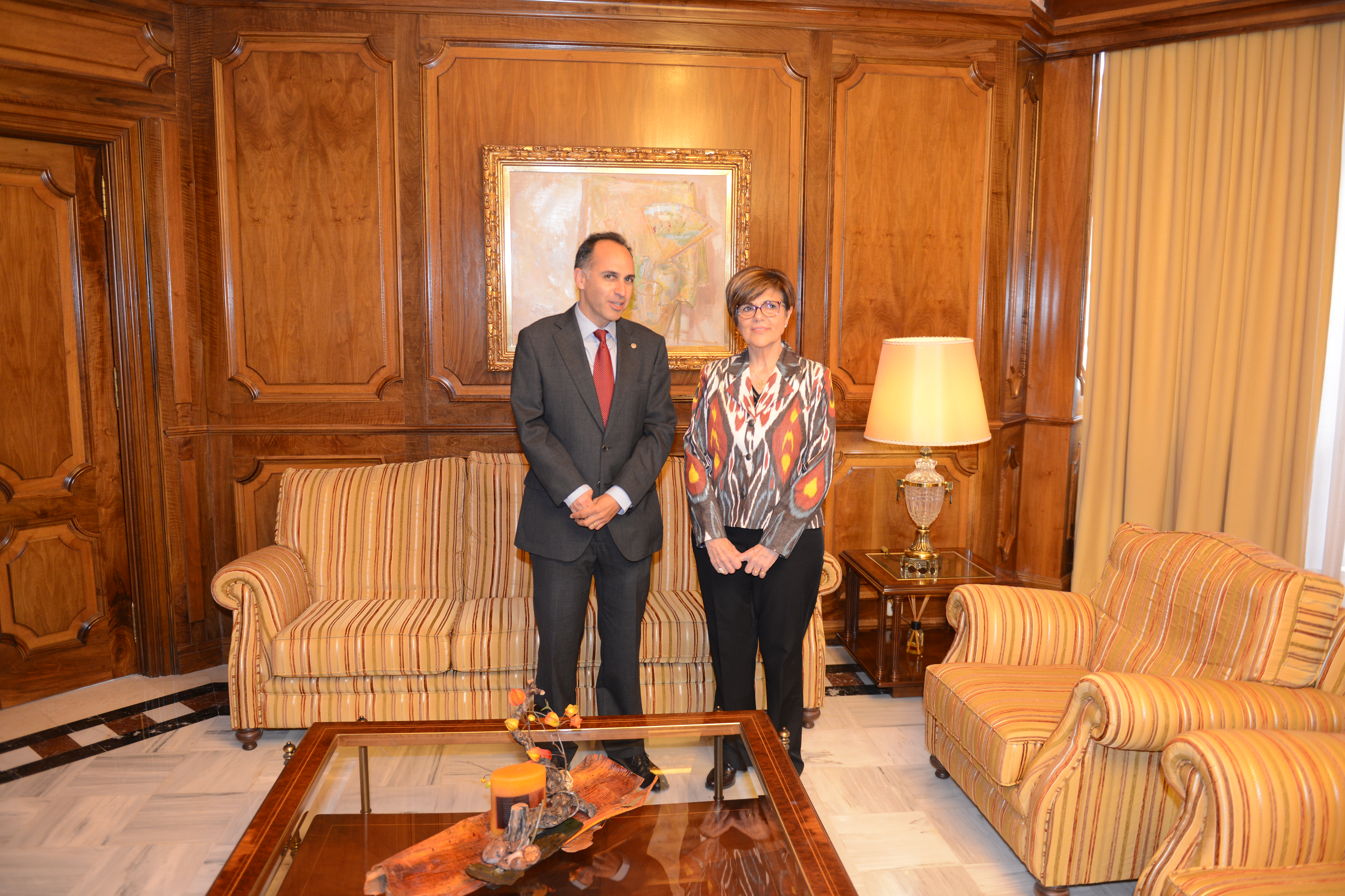 Díaz Morcillo se reúne con Rosa Peñalver