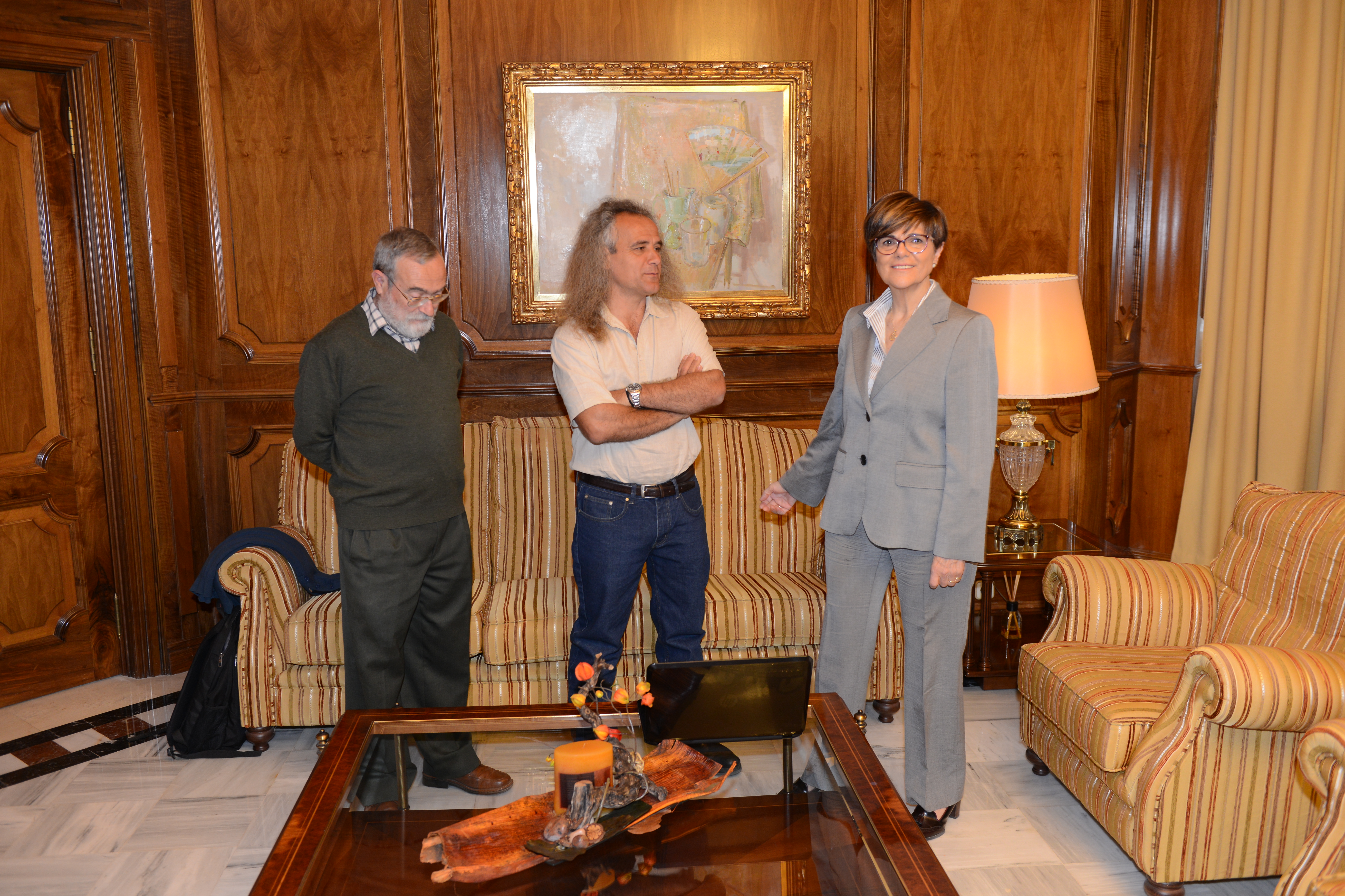 Rosa Peñalver ha recibido a la Asociación de Naturalistas del Sureste, Anse