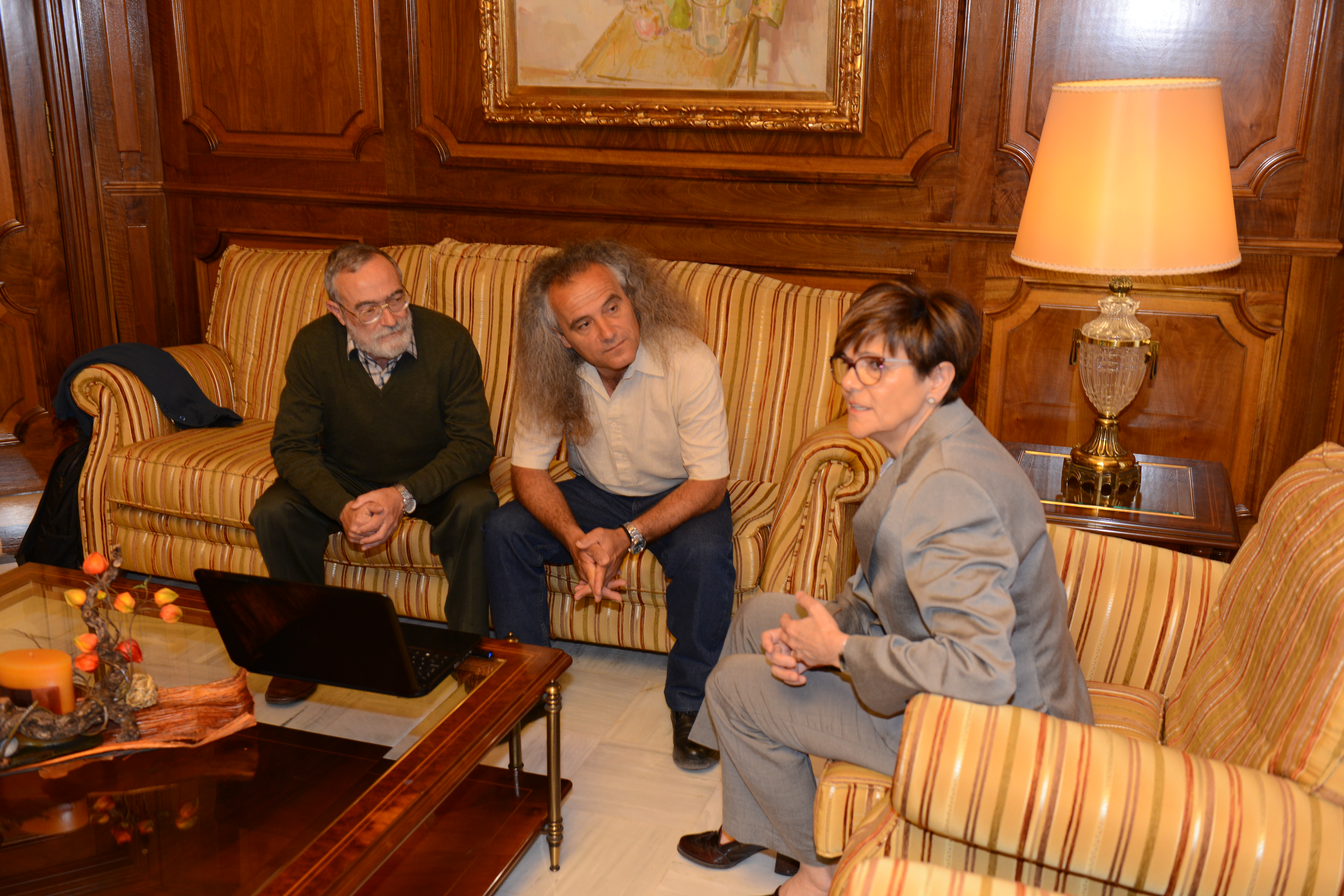 Rosa Peñalver ha recibido a la Asociación de Naturalistas del Sureste, Anse