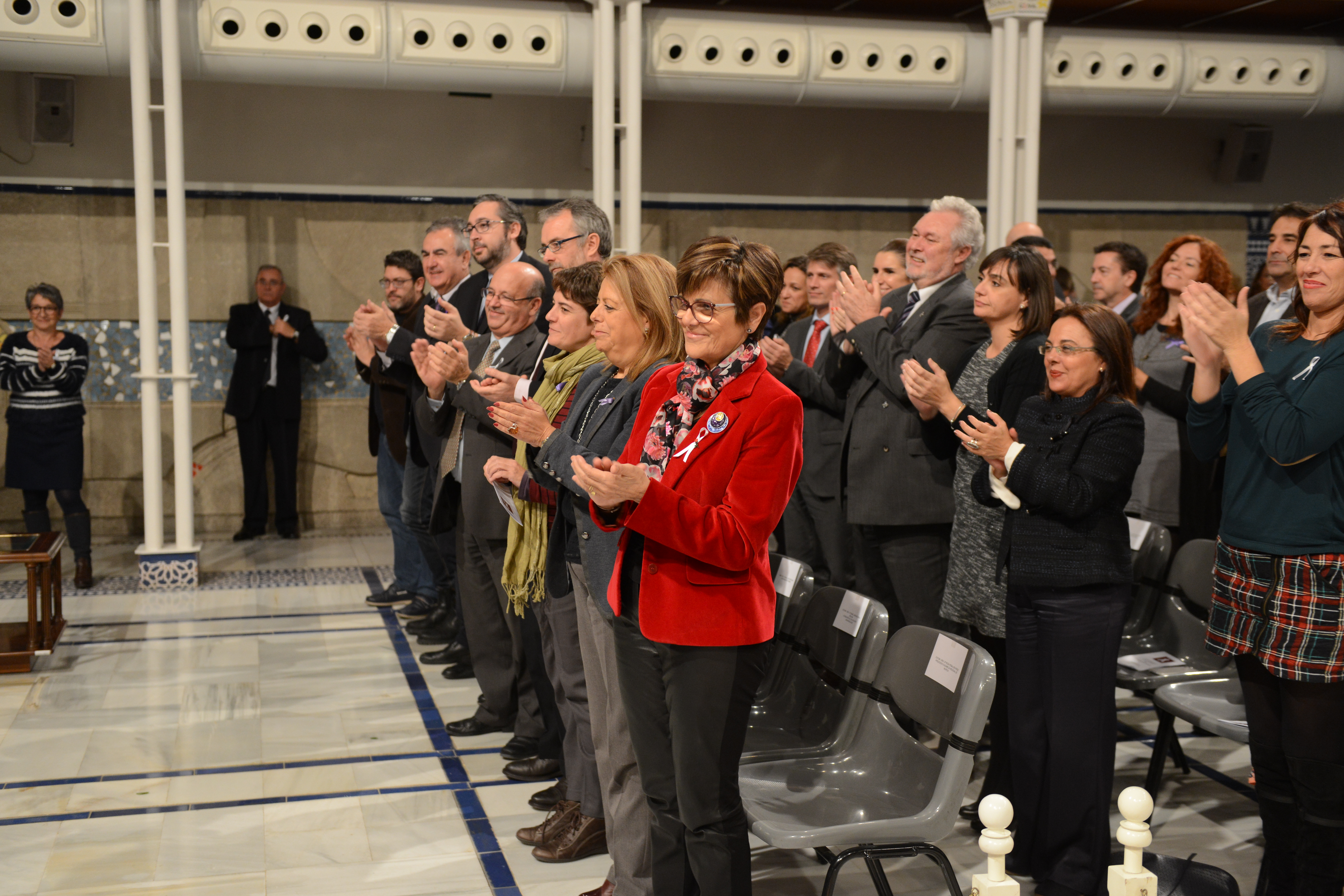 Imágenes del acto en memoria de las víctimas de violencia de género