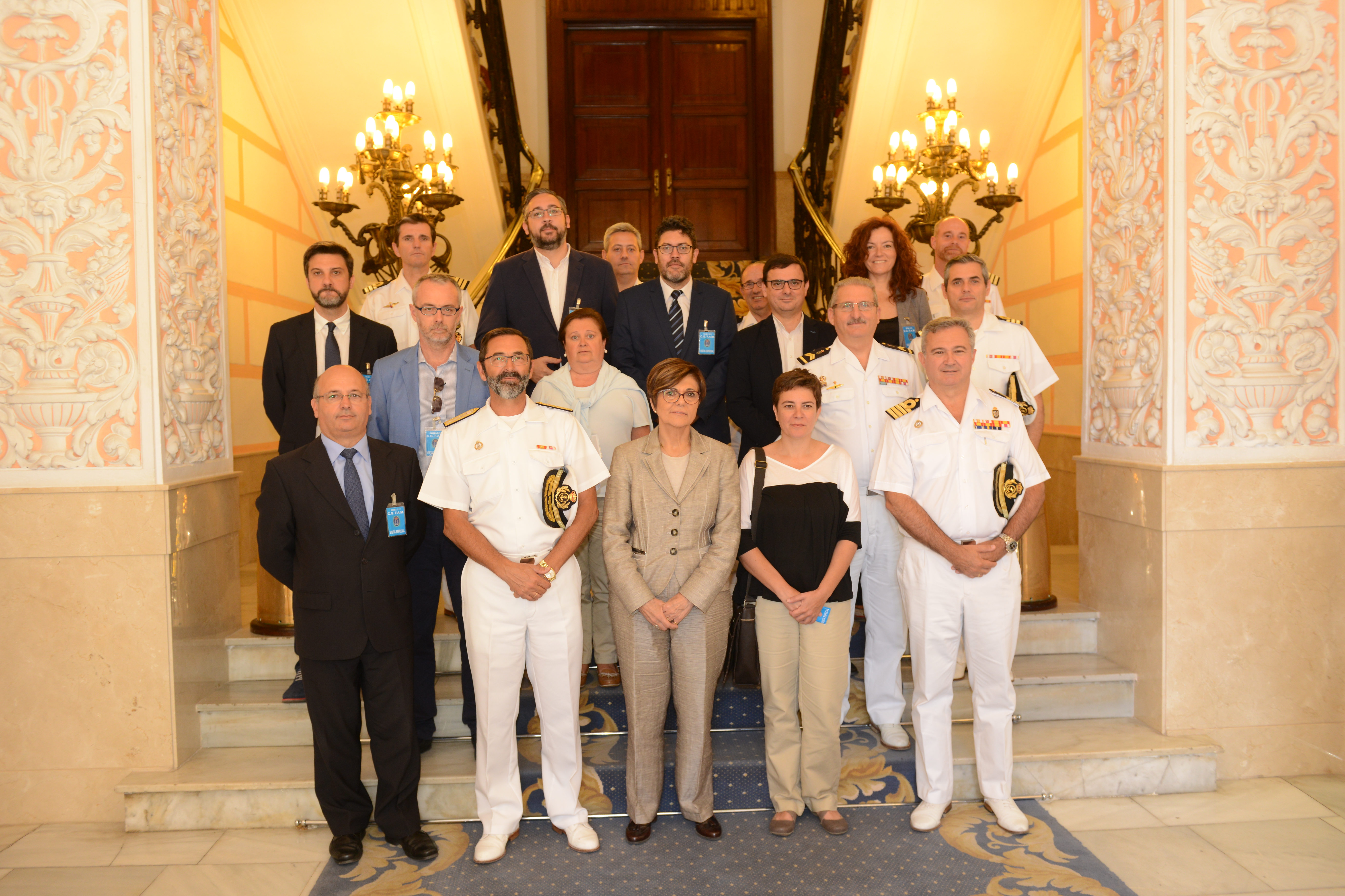 Diputados regionales visitan dependencias de las Fuerzas Armadas en Cartagena