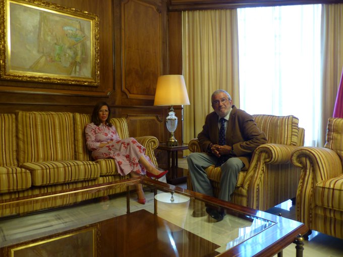 Reunión entre Alberto Castillo y Ana Belén Castejón