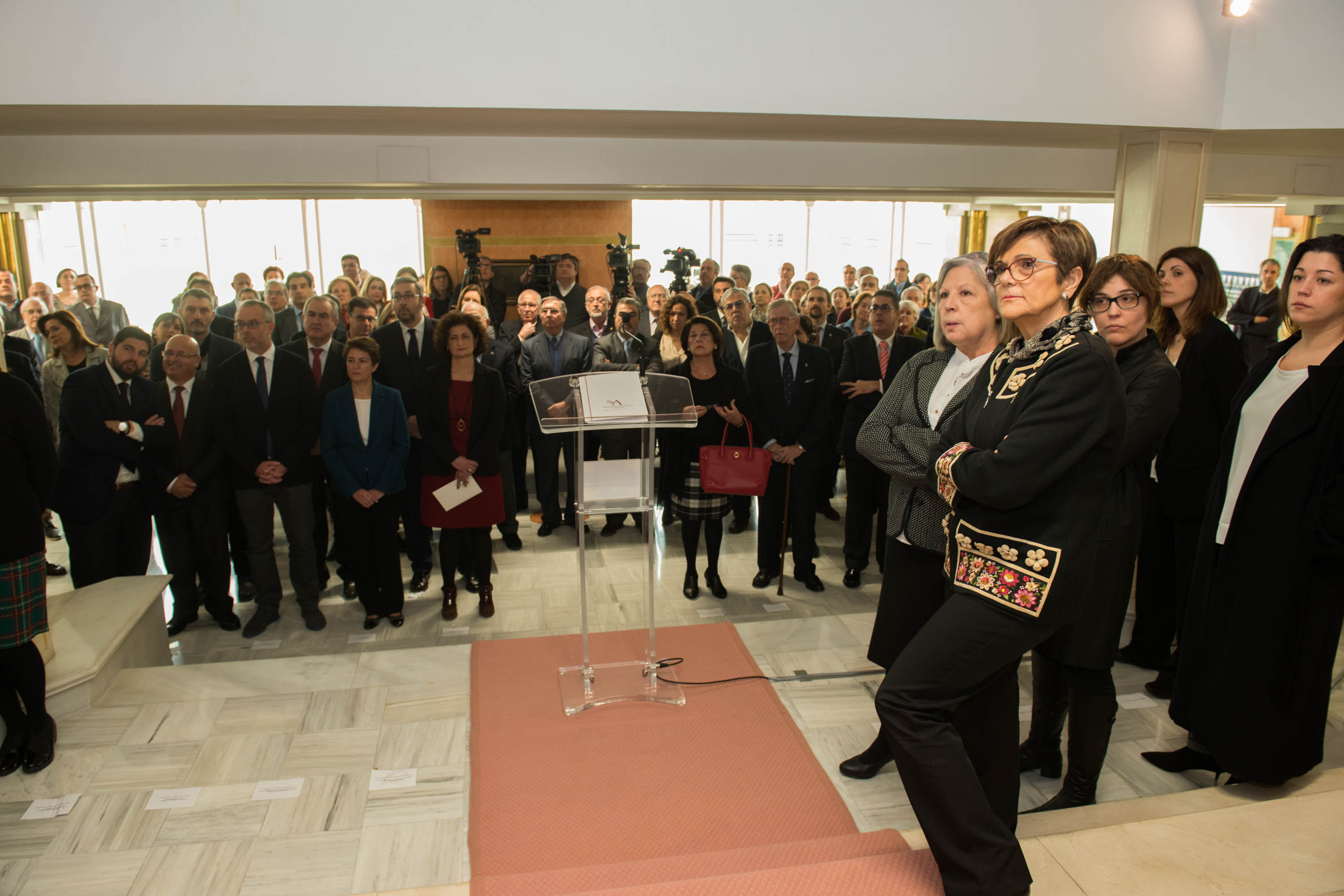 Acto homenaje en honor al expresidente de la Asamblea Regional, Miguel Navarro