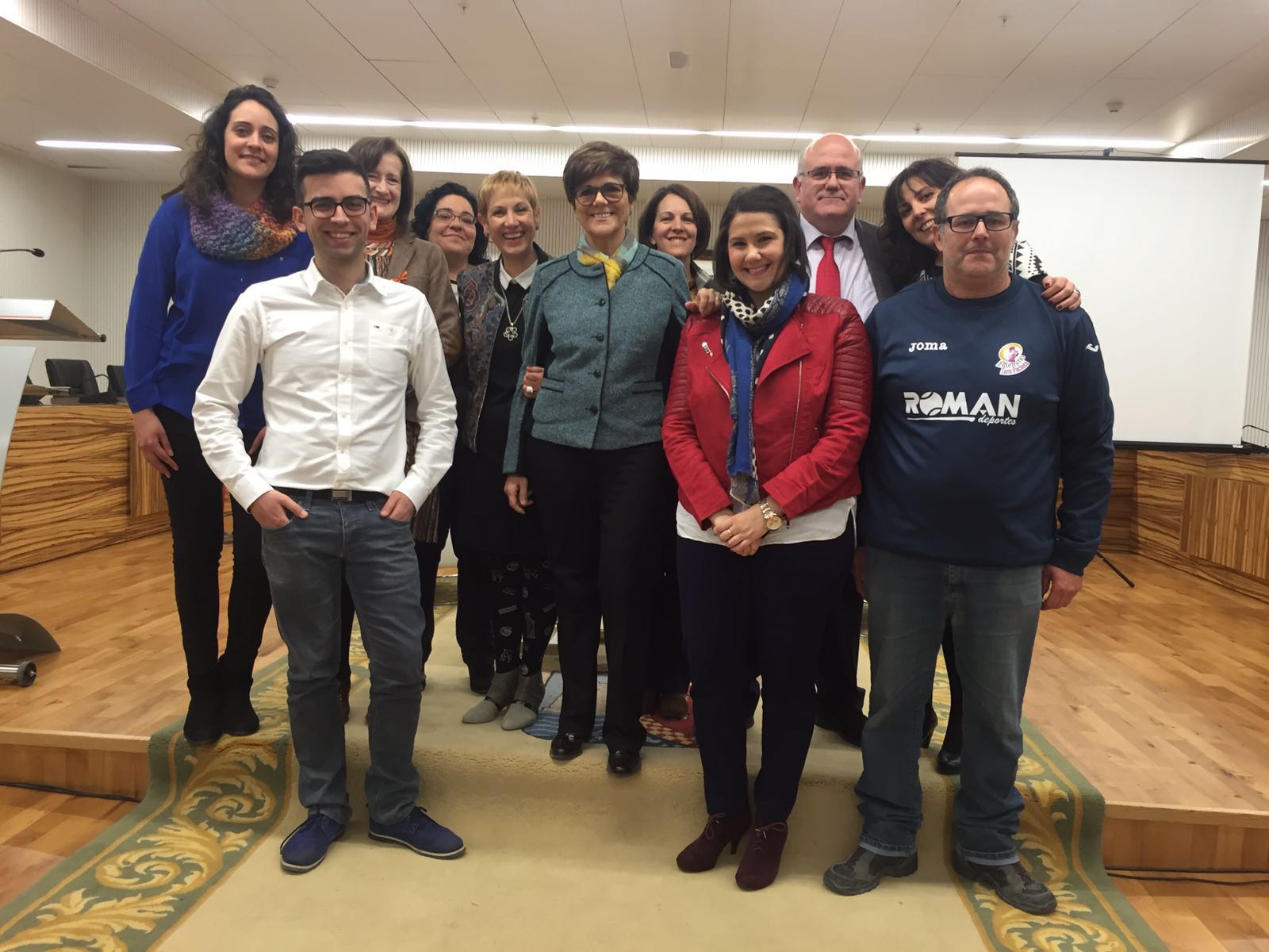 La Presidenta de la Asamblea Regional ha acudido al municipio por los actos del Día de la Mujer