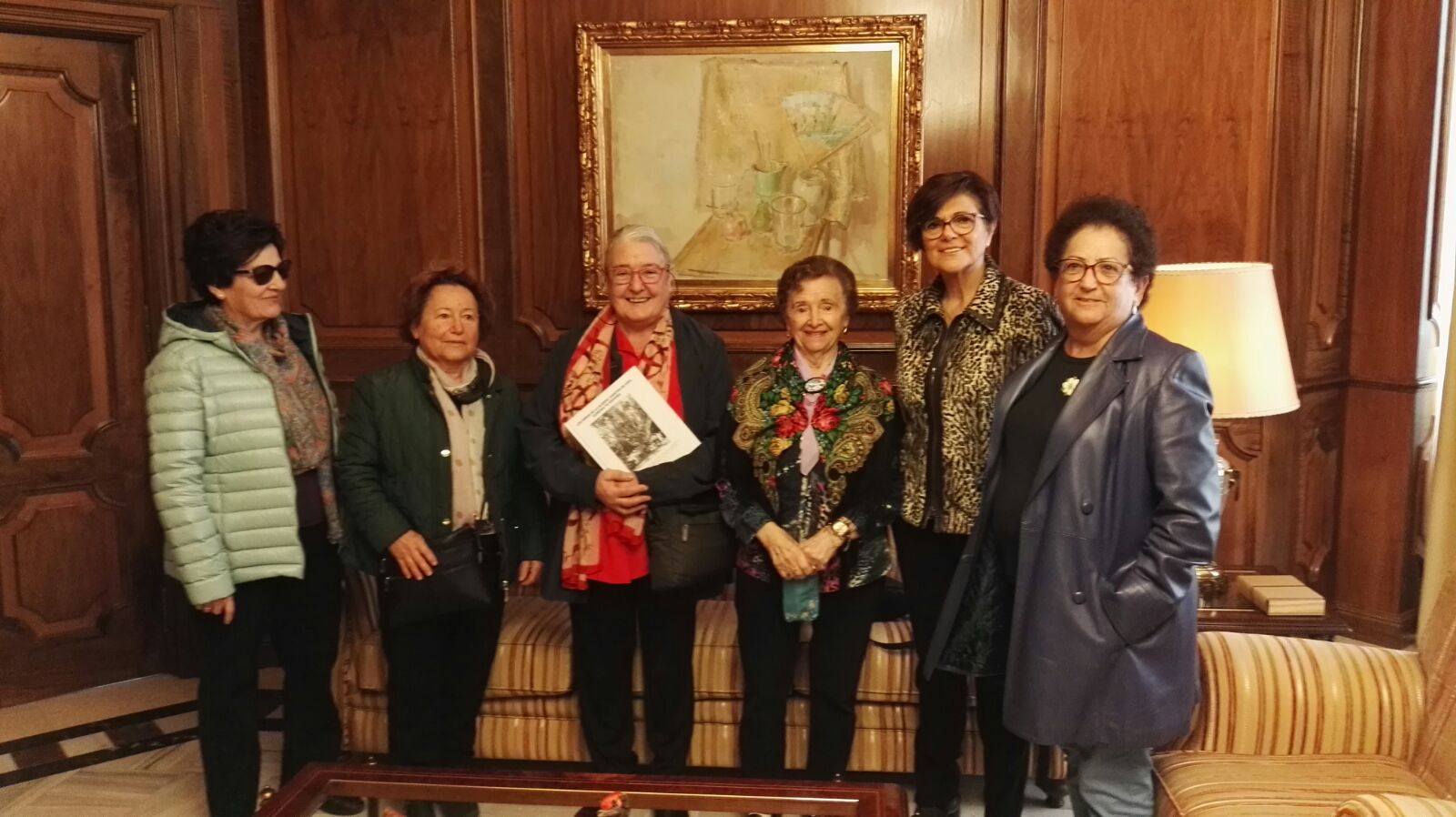 La niña de la Guerra, Araceli Ruiz, ha visitado a Rosa Peñalver