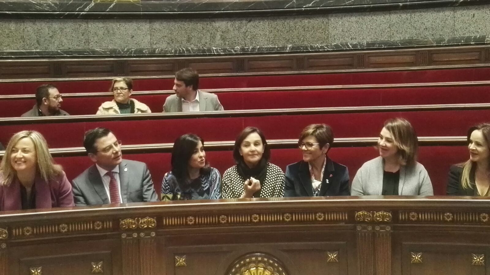 Previo a la reunión de trabajo, el alcalde del Ayuntamiento de Valencia, ha recibido a la COPREPA en el Consistorio