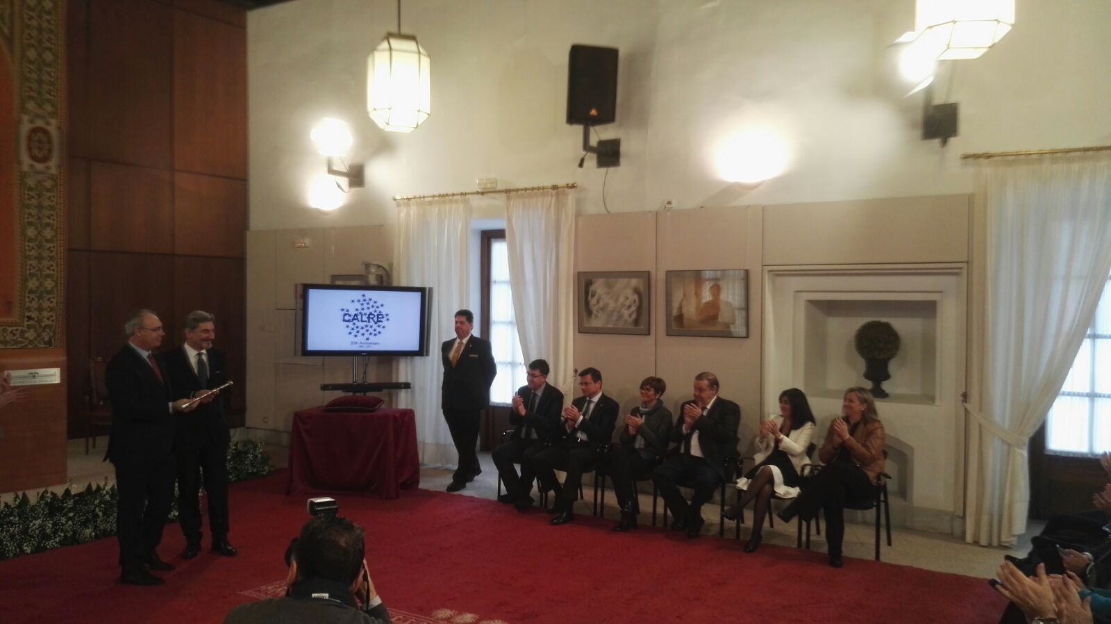 Rosa Peñalver ha asistido en el Parlamento de Andalucía al relevo en la presidencia de la CALRE 2017