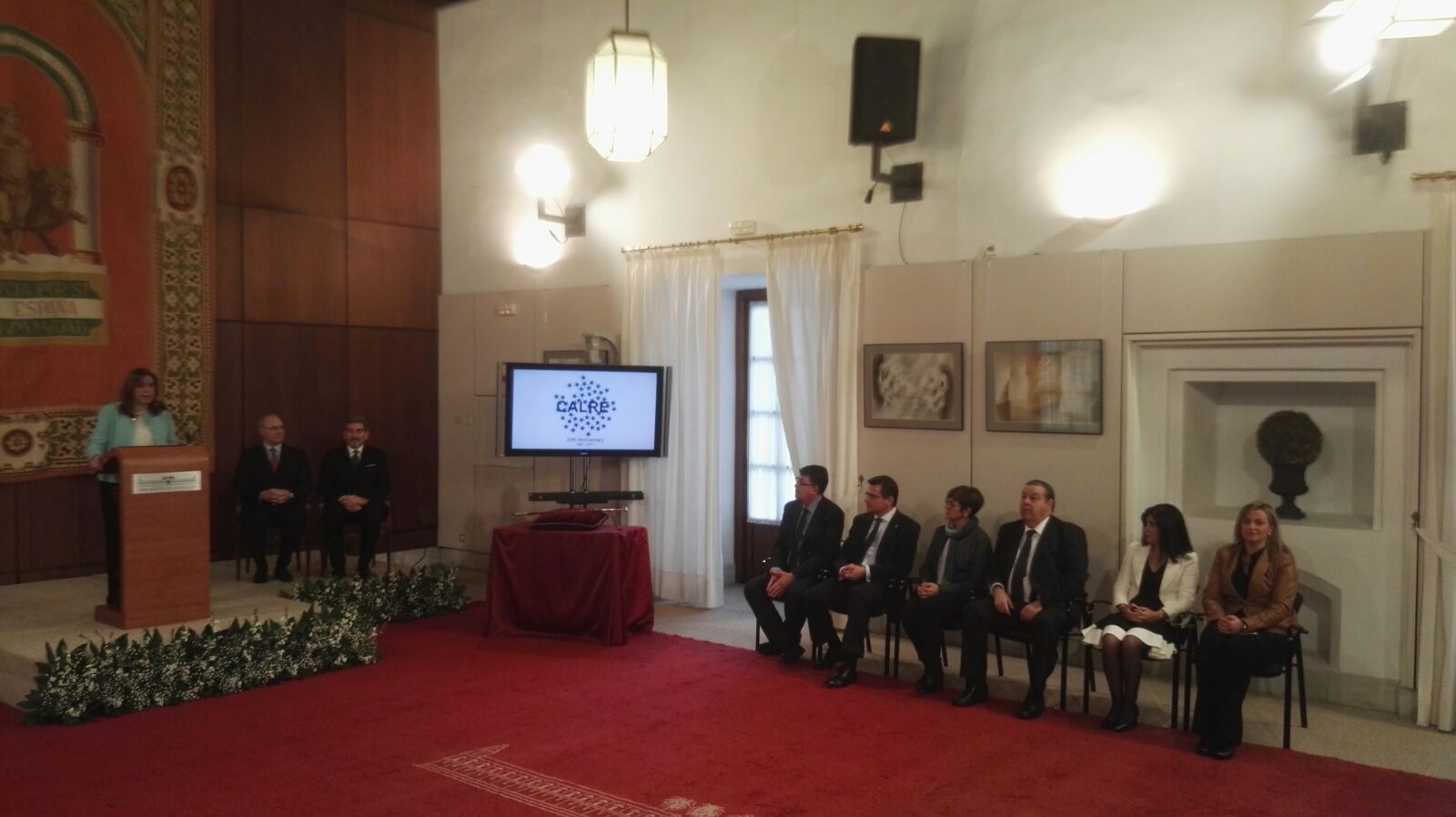 Rosa Peñalver ha asistido en el Parlamento de Andalucía al relevo en la presidencia de la CALRE 2017