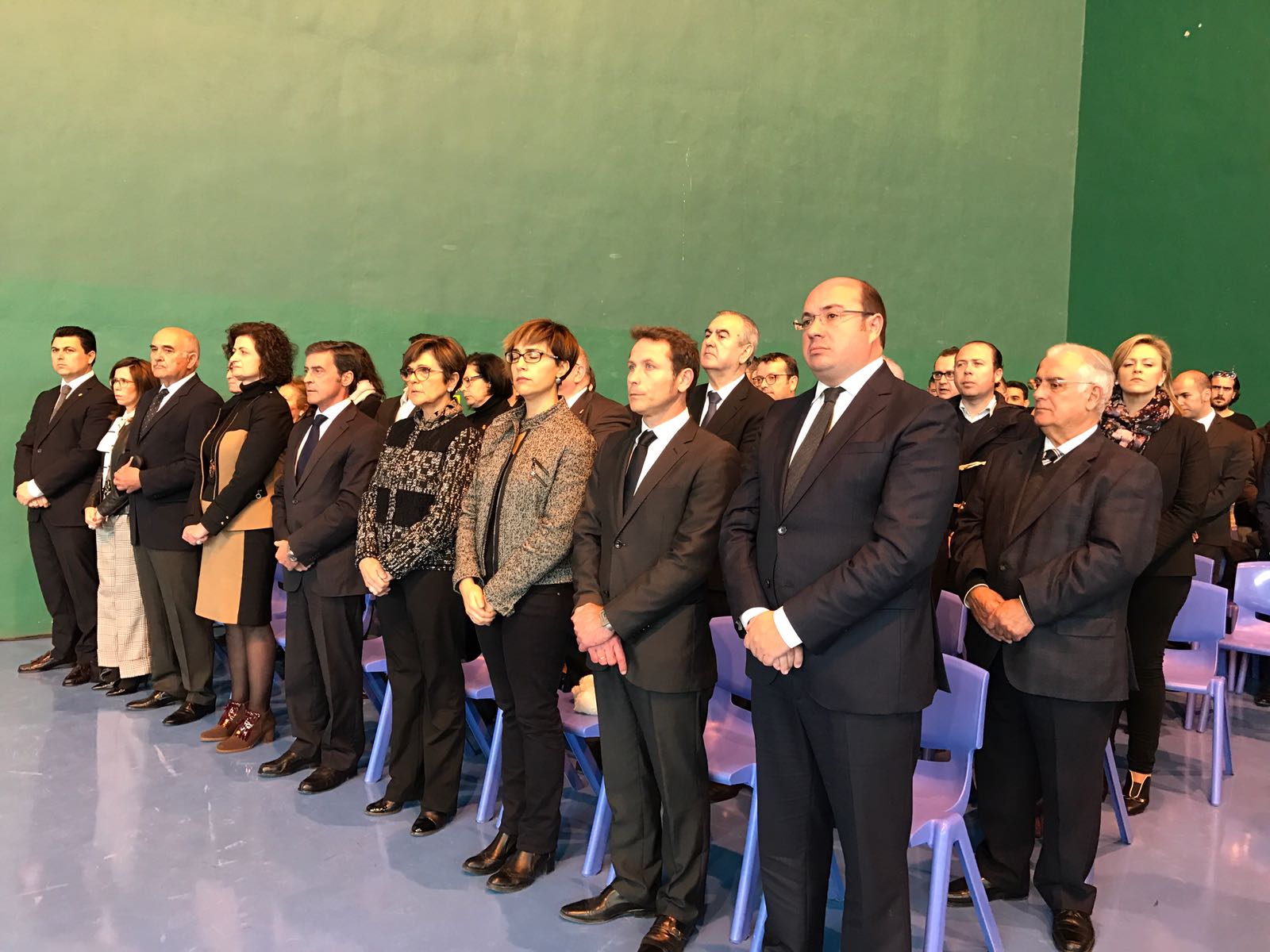 La presidenta de la Asamblea Regional, Rosa Peñalver, ha asistido a la misa funeral