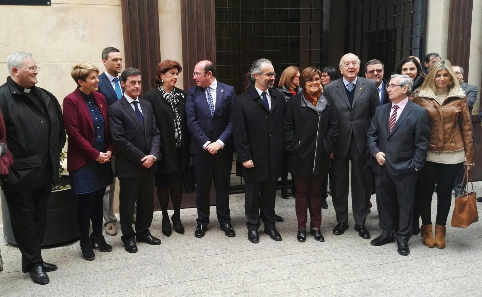 La presidenta ha asistido a la inauguración de 'Salzillo y Caravaca de la Cruz'