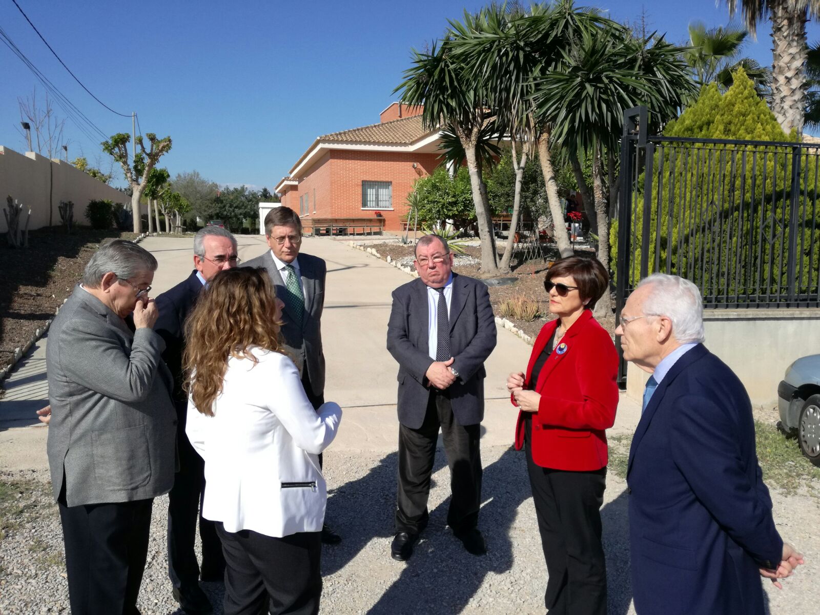 La presidenta de la Asamblea Regional, Rosa Peñalver, ha visitado la Unidad Terapéutica de Proyecto Hombre en El Palmar