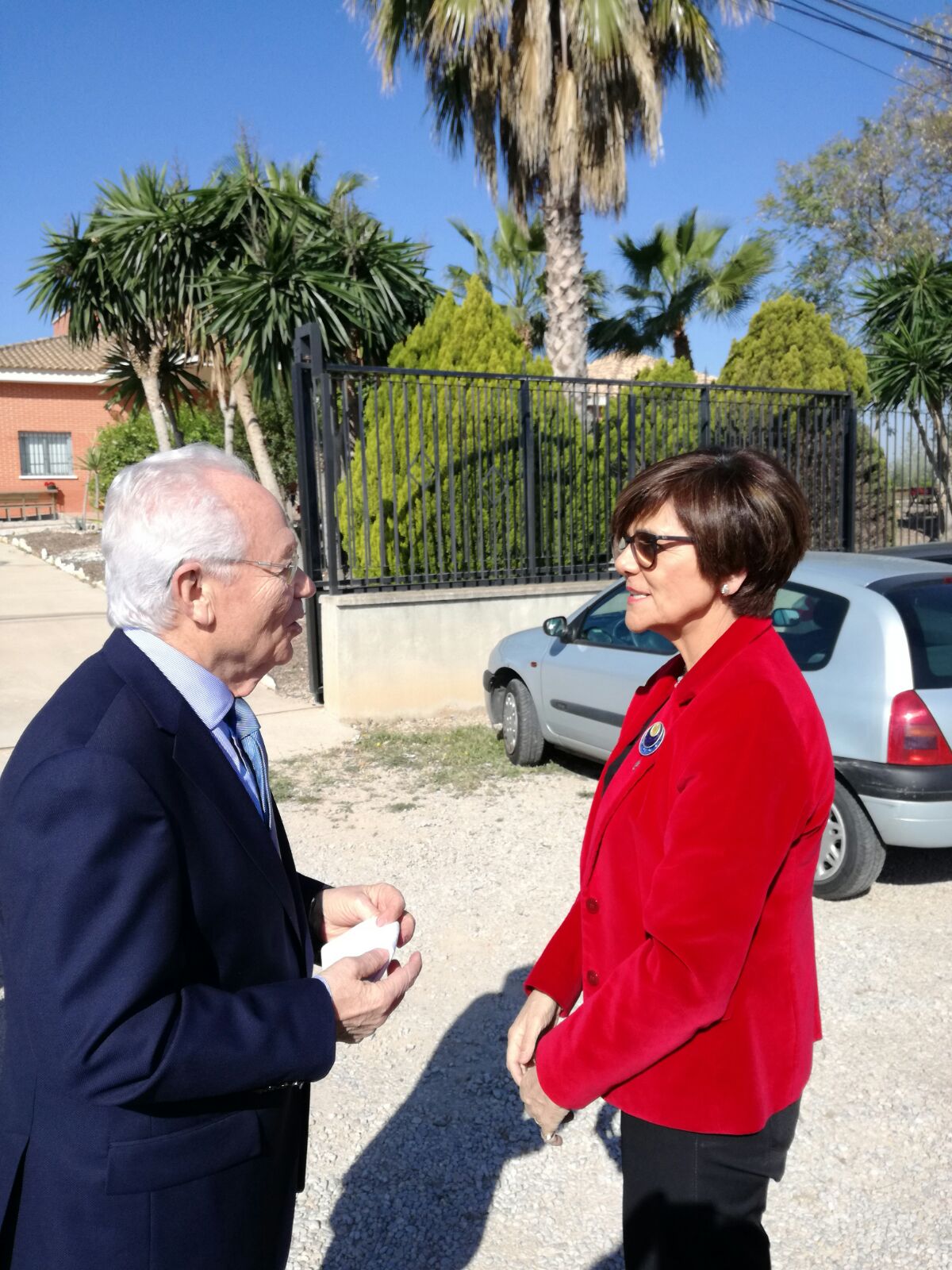La presidenta de la Asamblea Regional, Rosa Peñalver, ha visitado la Unidad Terapéutica de Proyecto Hombre en El Palmar