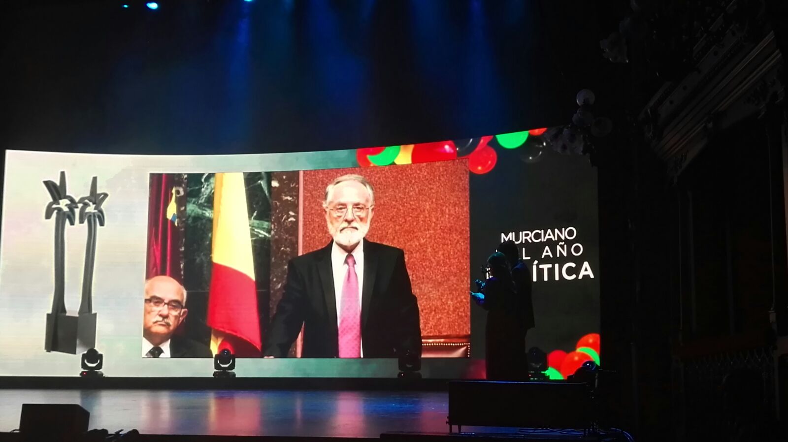 Francisco Celdrán fue galardonado en la categoría de Política