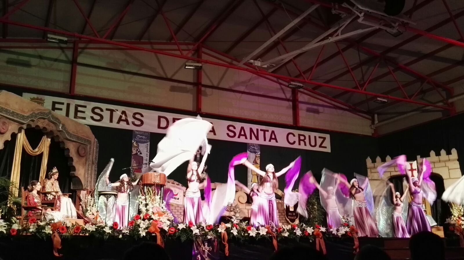 Acto de coronación de las reinas y pregón de fiestas de Abanilla