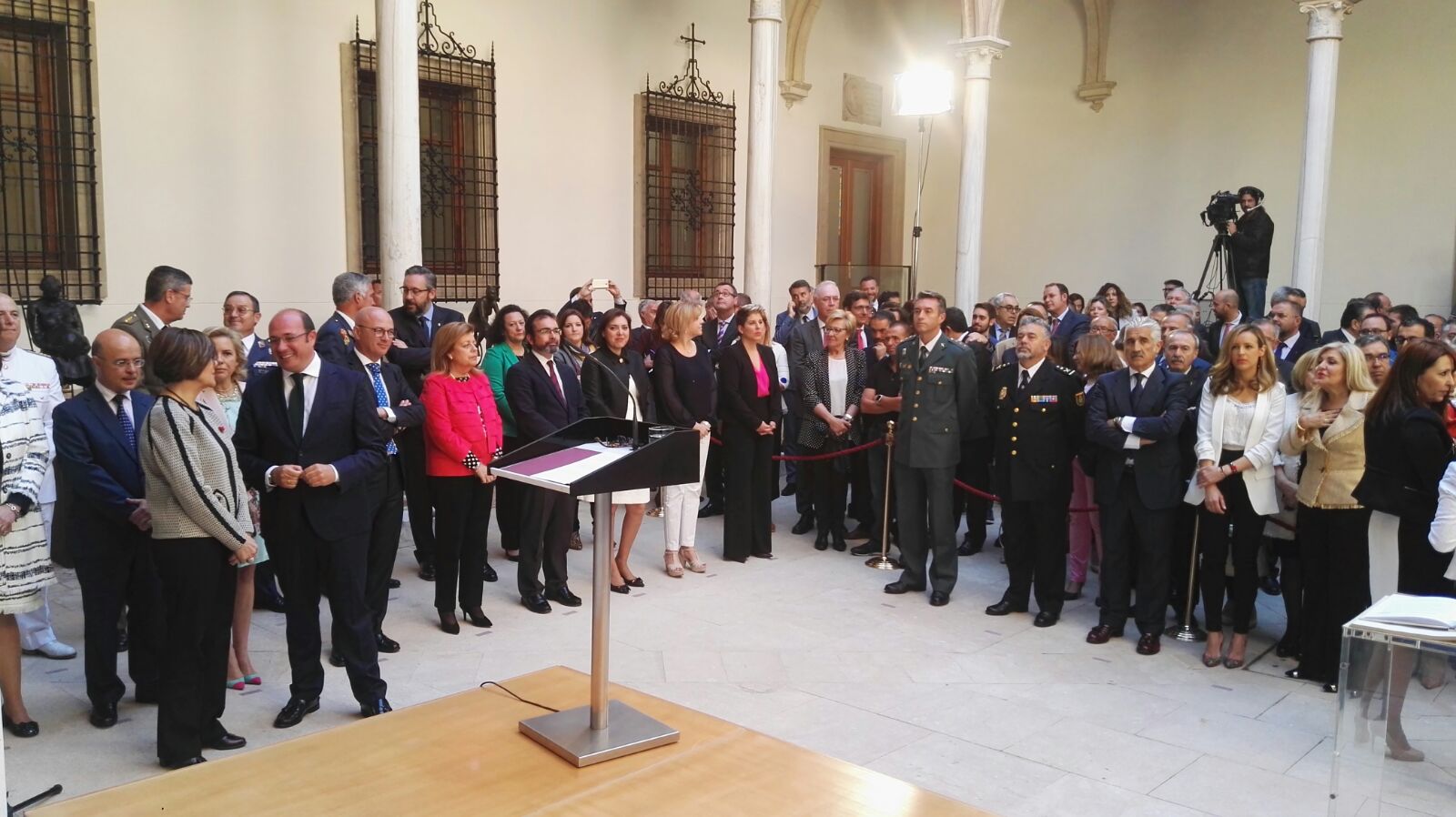 Toma de posesión de Fernando López Miras como nuevo presidente de la Comunidad Autónoma de la Región de Murcia