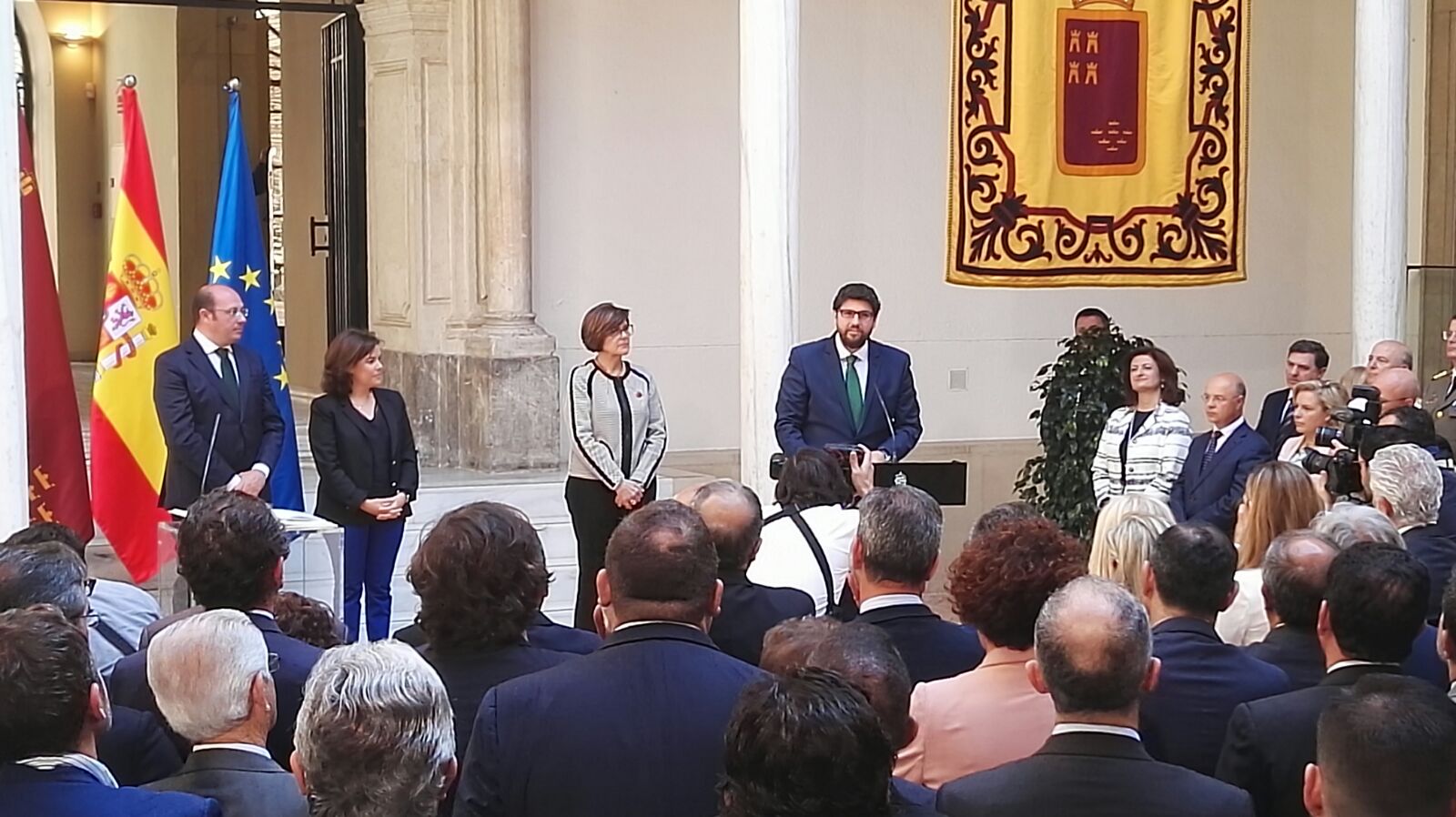 Toma de posesión de Fernando López Miras como nuevo presidente de la Comunidad Autónoma de la Región de Murcia