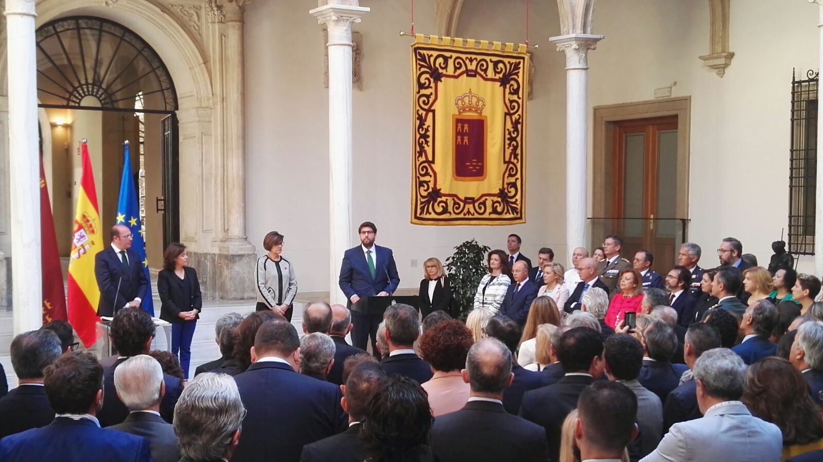 Toma de posesión de Fernando López Miras como nuevo presidente de la Comunidad Autónoma de la Región de Murcia