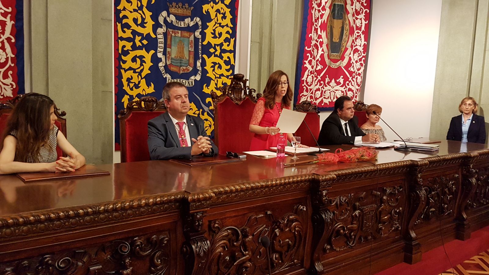 Ana Belén Castejón ha sido proclamada alcaldesa de Cartagena