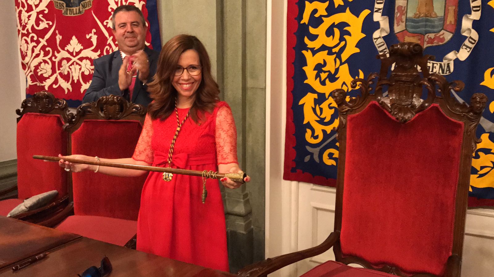 Ana Belén Castejón ha sido proclamada alcaldesa de Cartagena