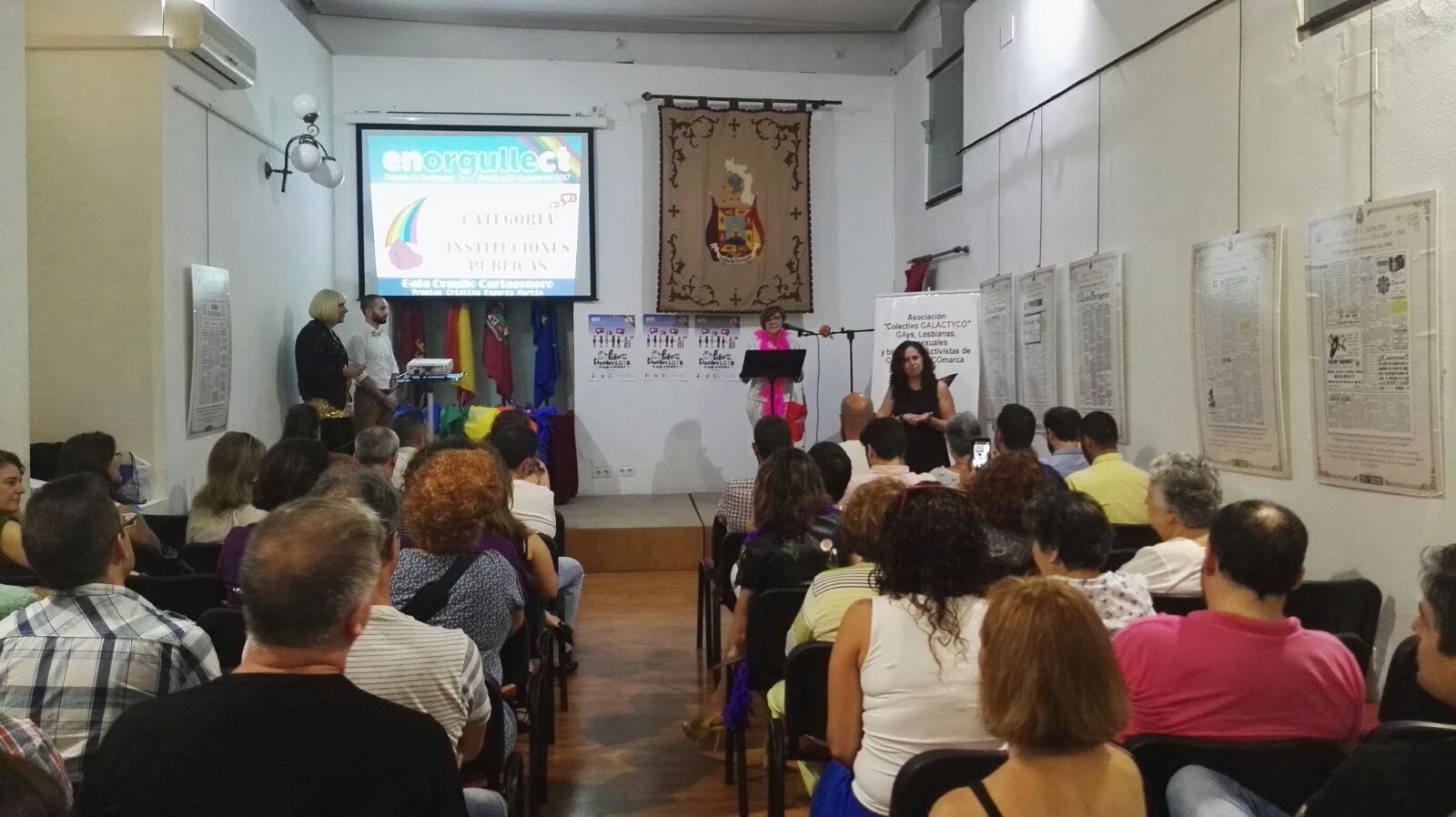 La Asamblea recibe el premio Cristina Esparza Martín de Colectivo Galactyco