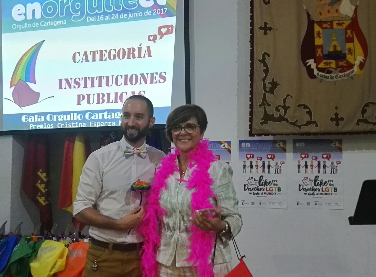 La Asamblea recibe el premio Cristina Esparza Martín de Colectivo Galactyco
